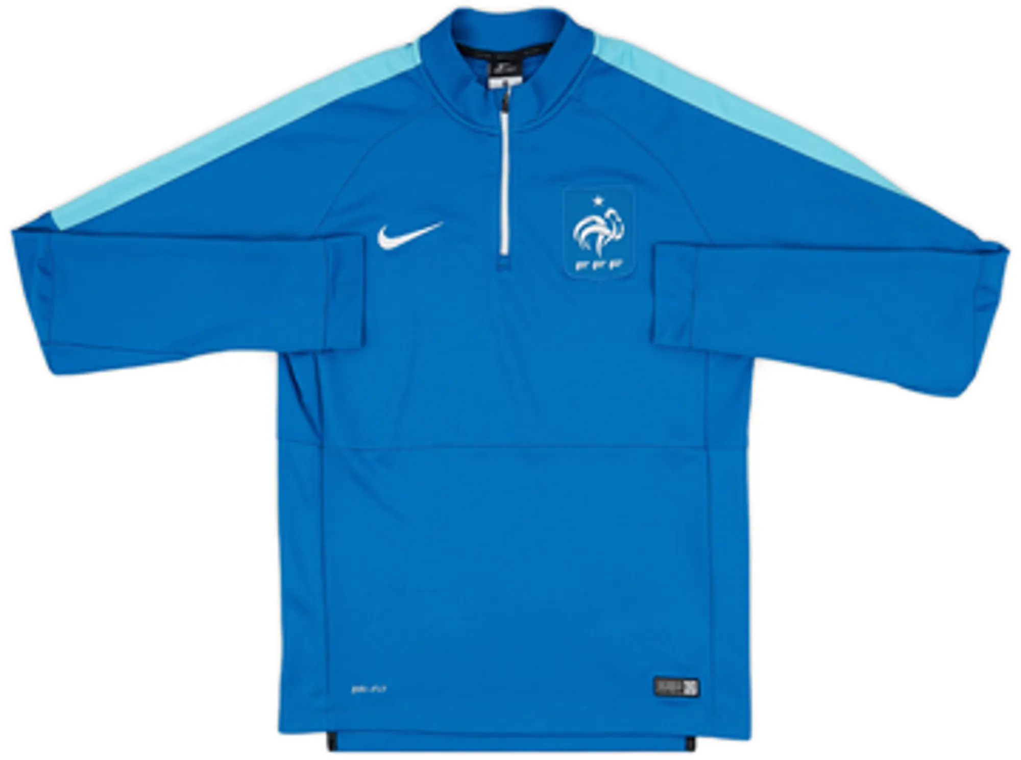 2015-16 France Nike 1/4 Zip Drill Top - 9/10 - (M)