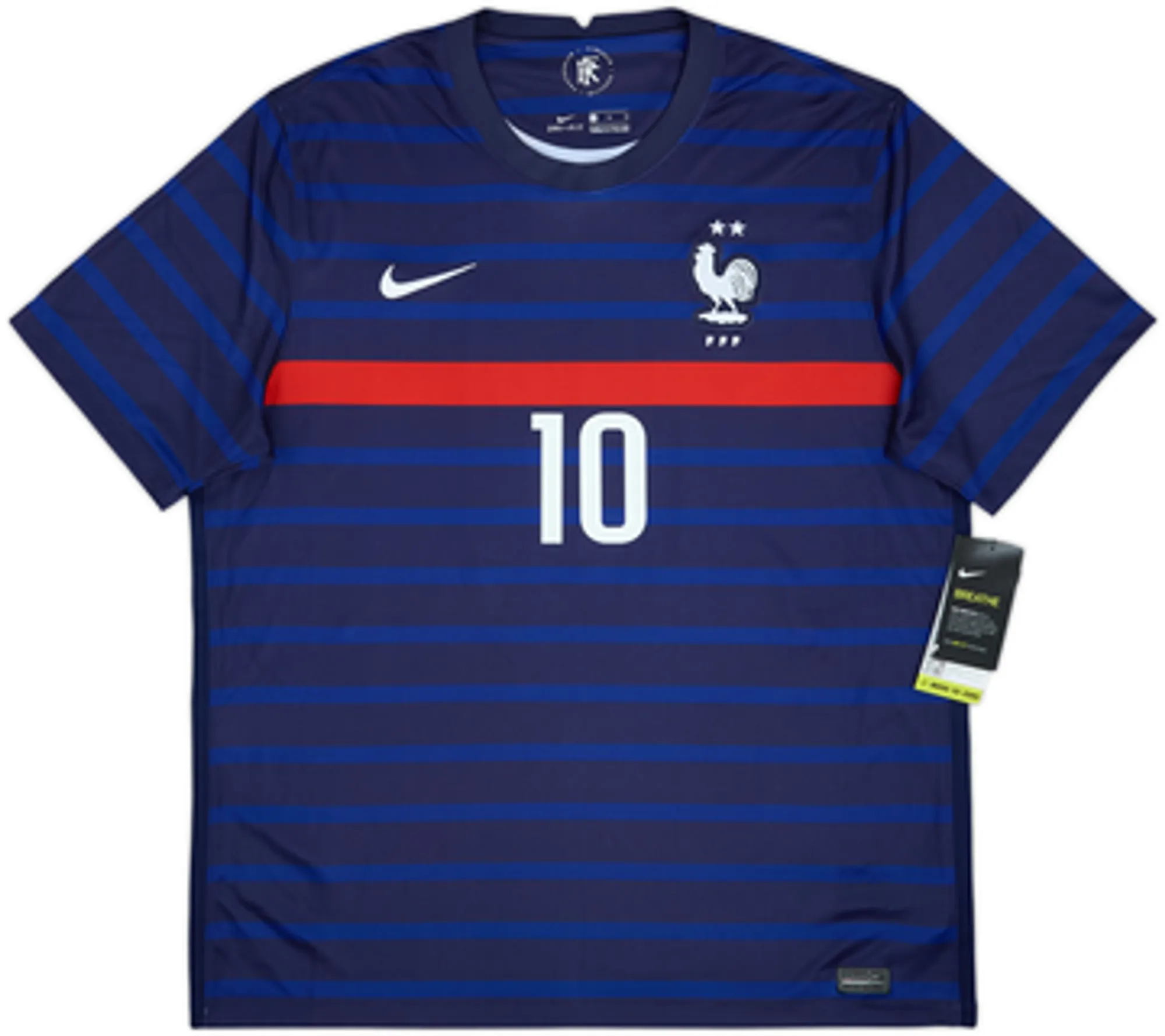 2020-21 France Home Shirt Mbappe #10 (XL)