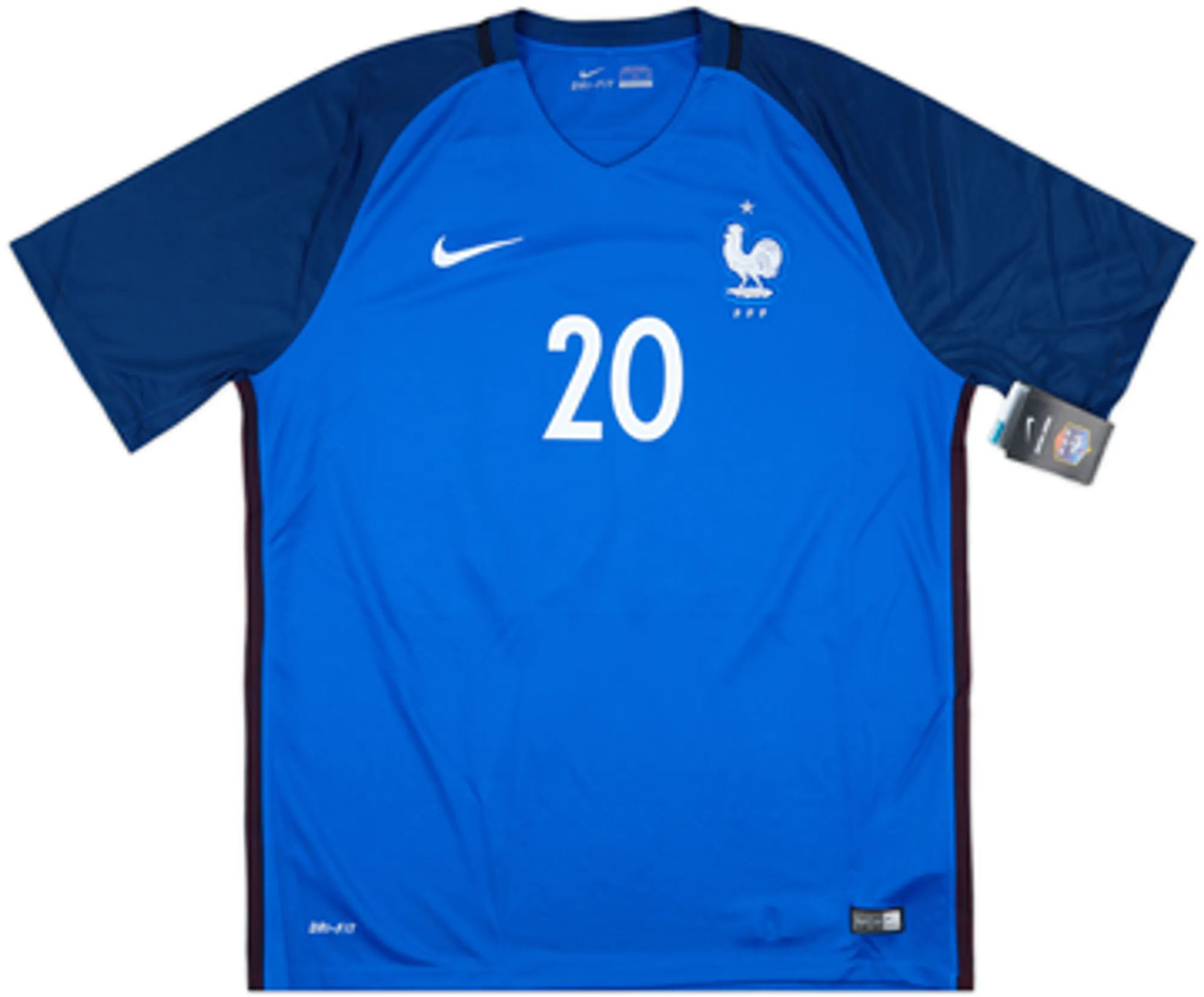 2016-17 France Home Shirt Mbappe #20 (L)
