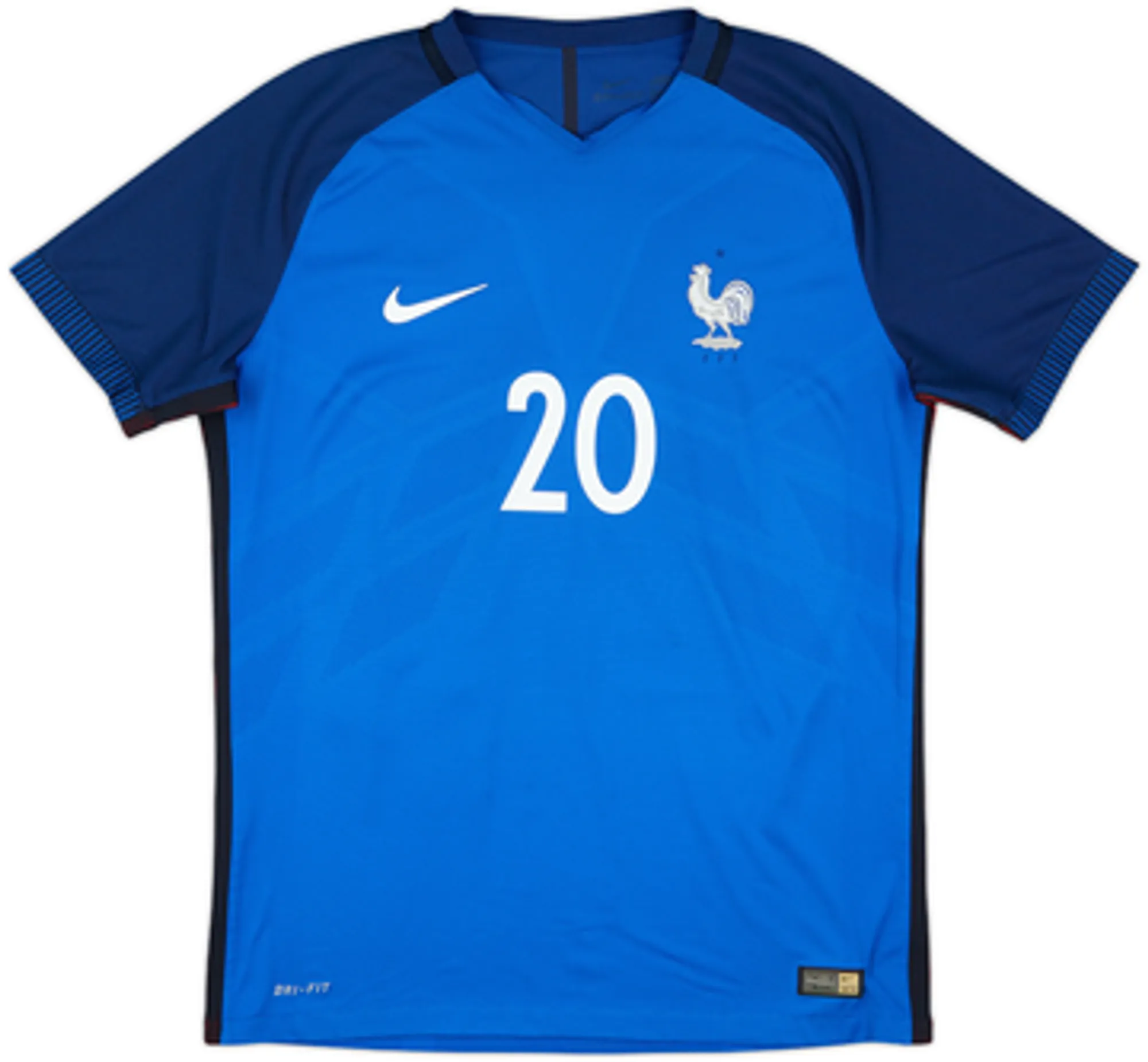 2016-17 France Player Issue Home Shirt Mbappe #20 - 6/10 - (L)
