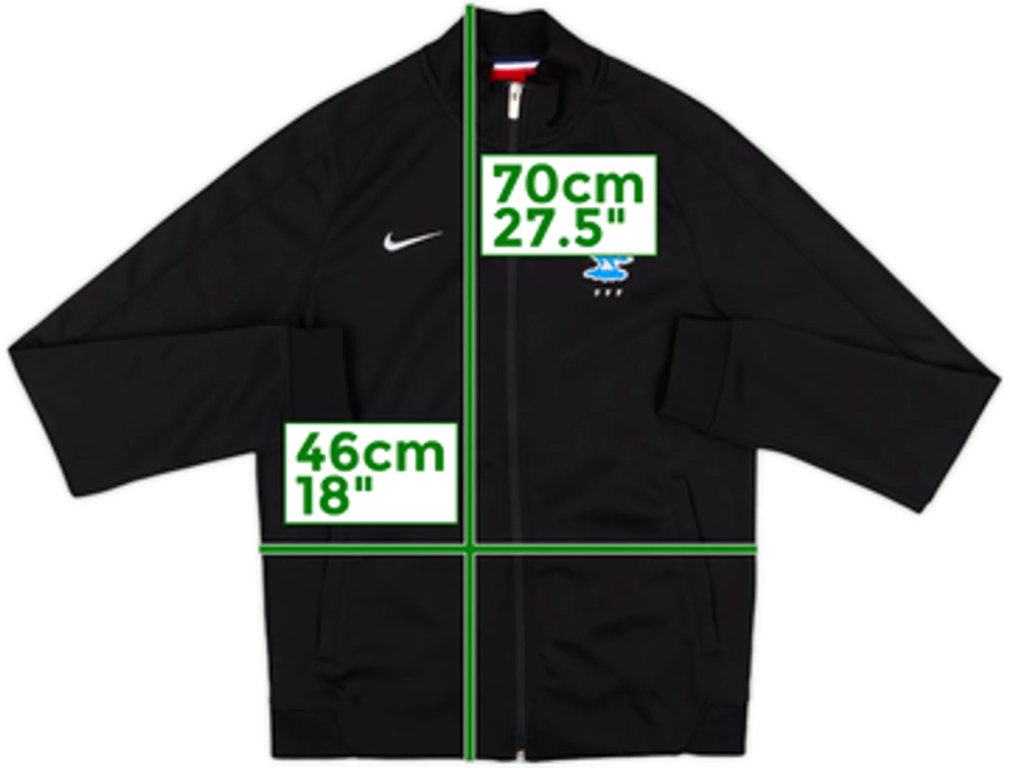 2017-18 France Nike Track Jacket - 9/10 - (S)