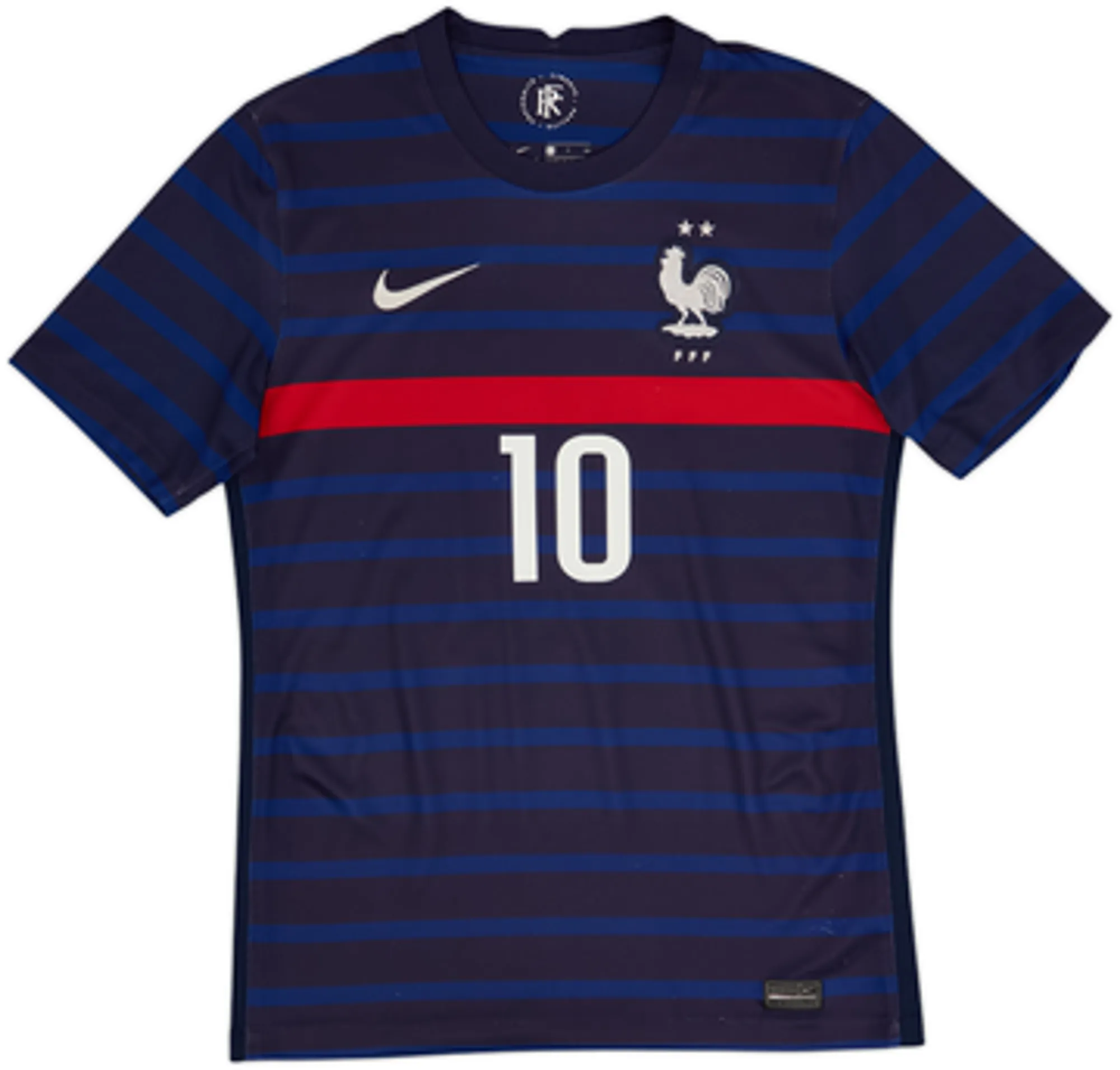 2020-21 France Home Shirt Mbappe #10 - 8/10 - (M)