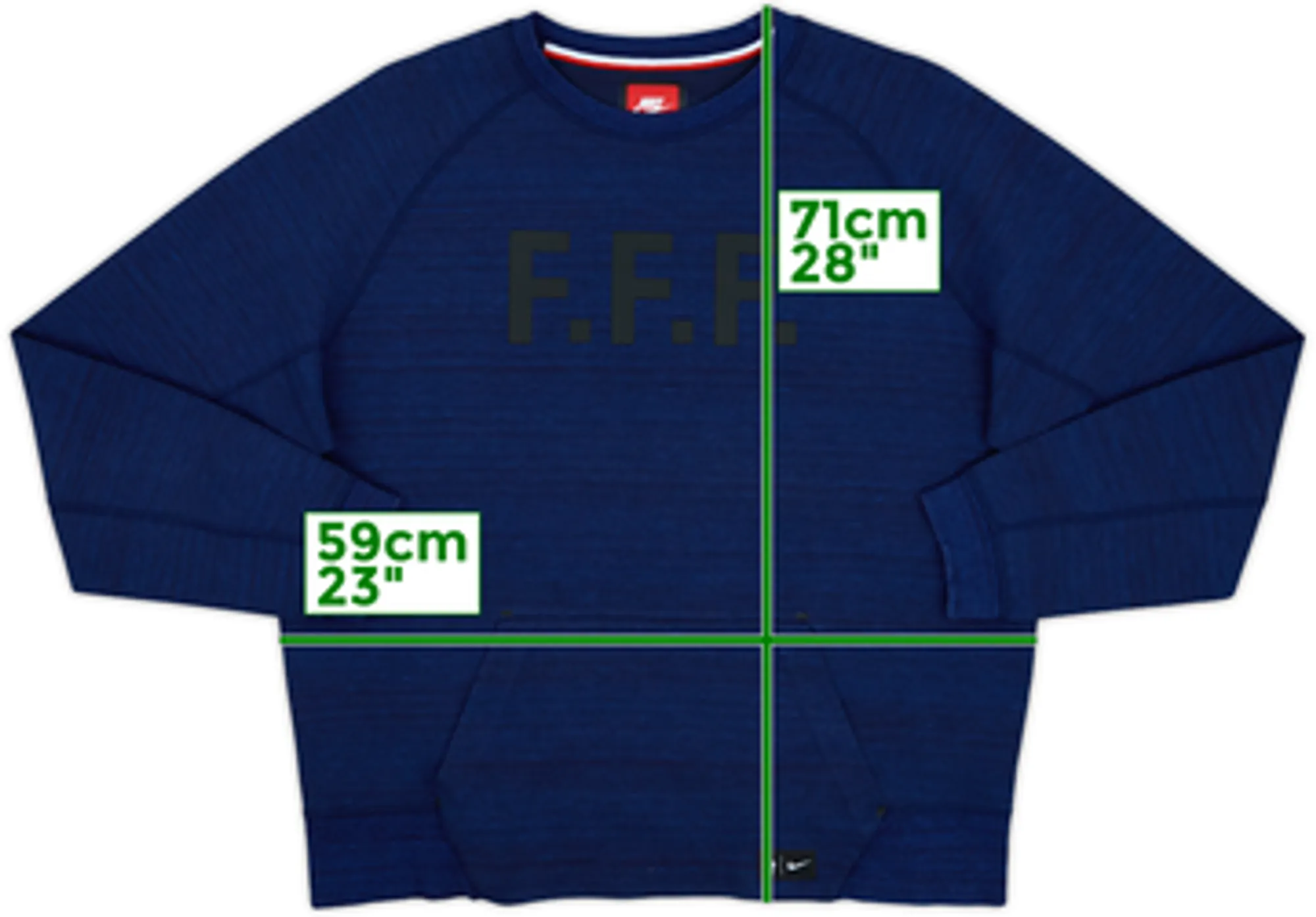 2016-17 France Nike Sweat Top - 9/10 - (S)