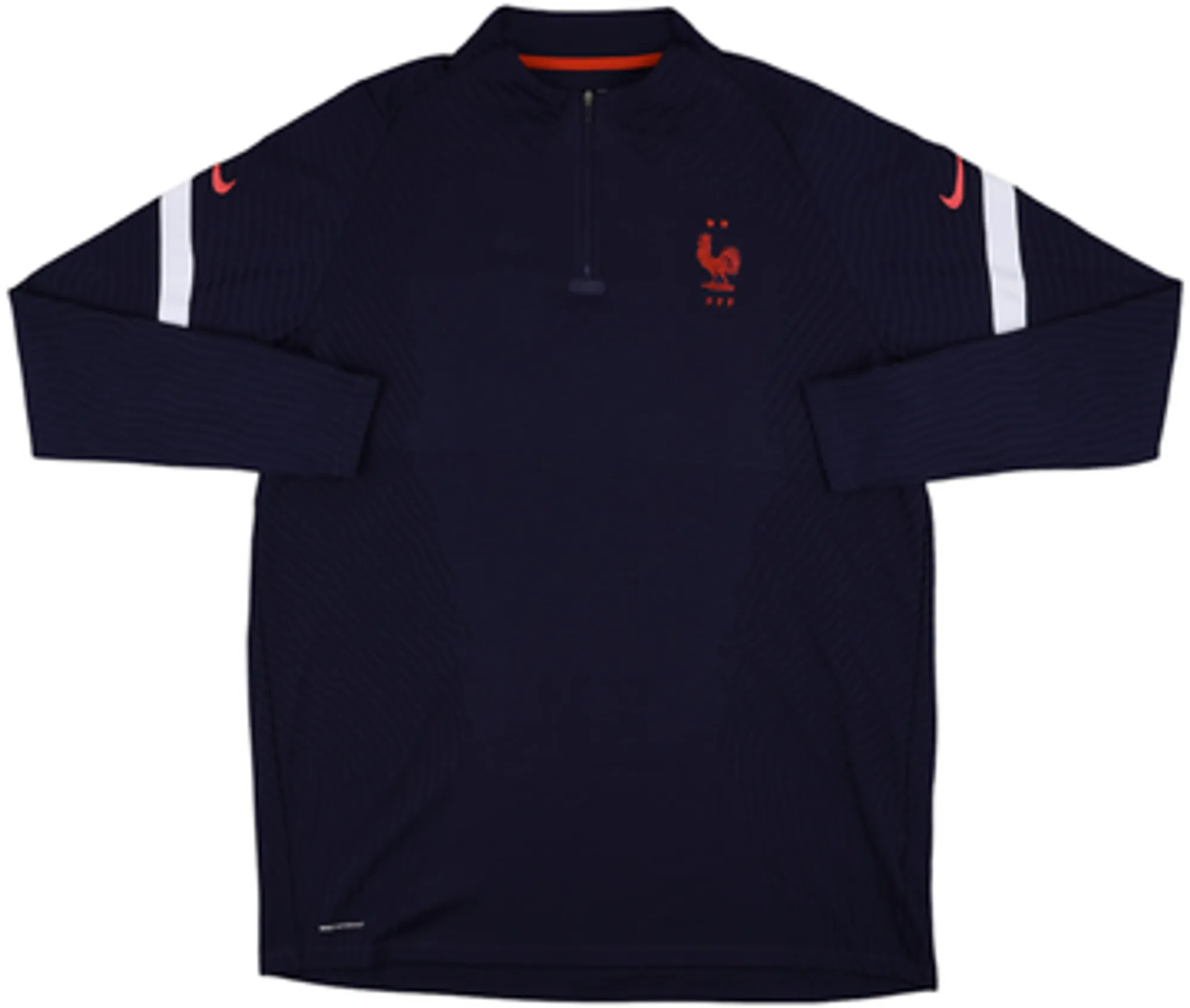 2020-21 France Nike Player Issue 1/4 Zip Training Top - 8/10 - (XXL)