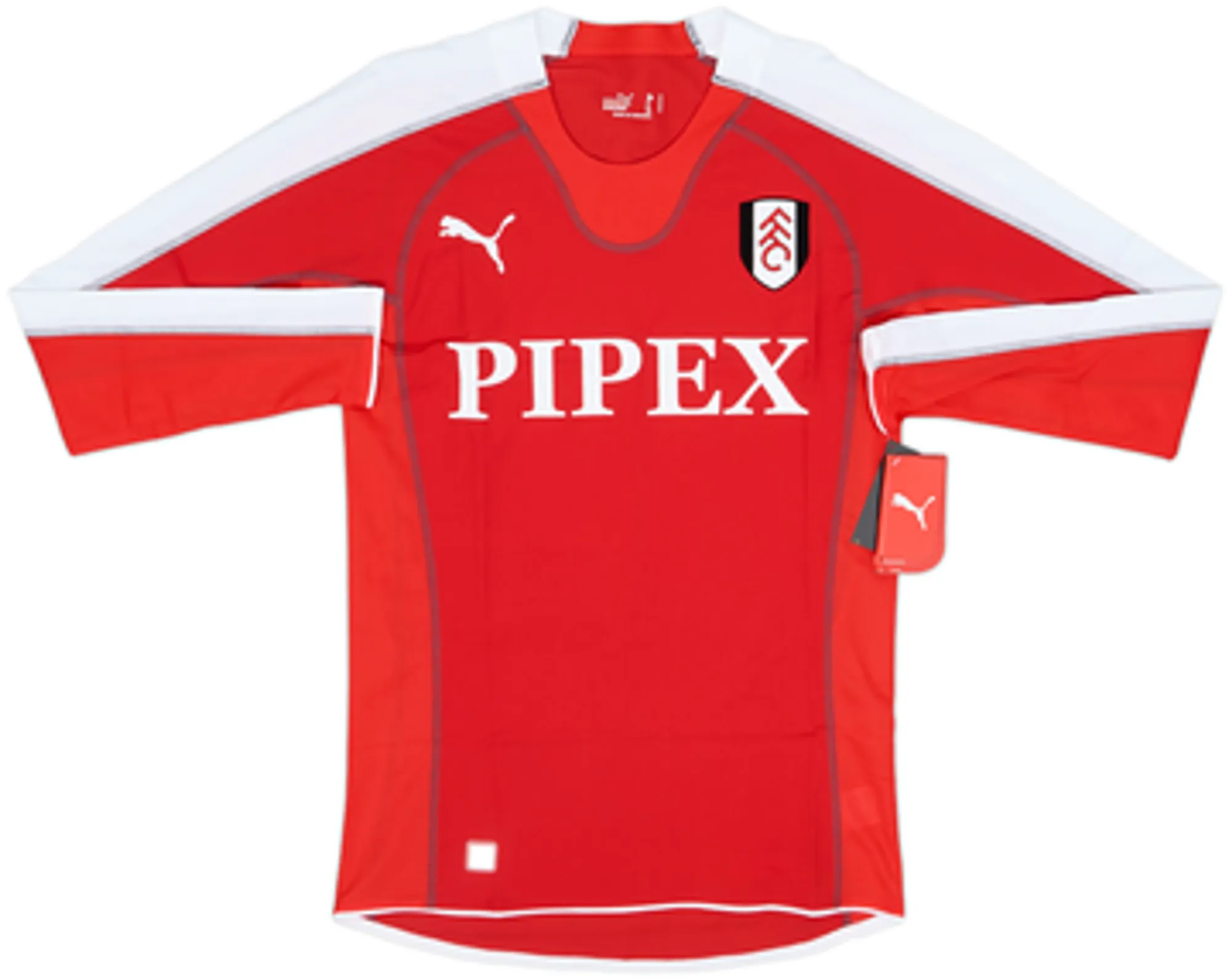 2005-06 Fulham Away L/S Shirt Bouba Diop #14 (M)