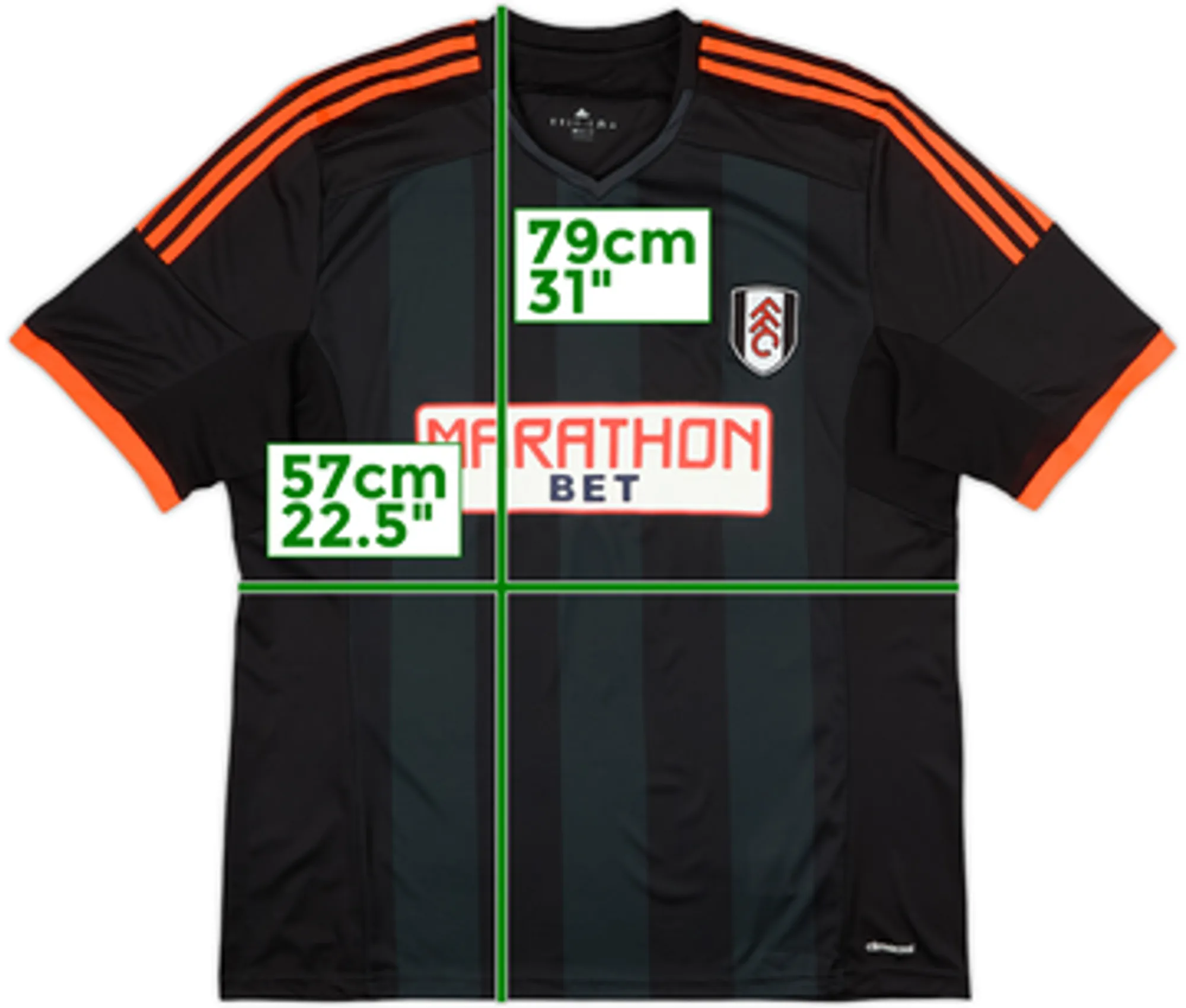 2014-15 Fulham Away Shirt - 9/10 - (L)