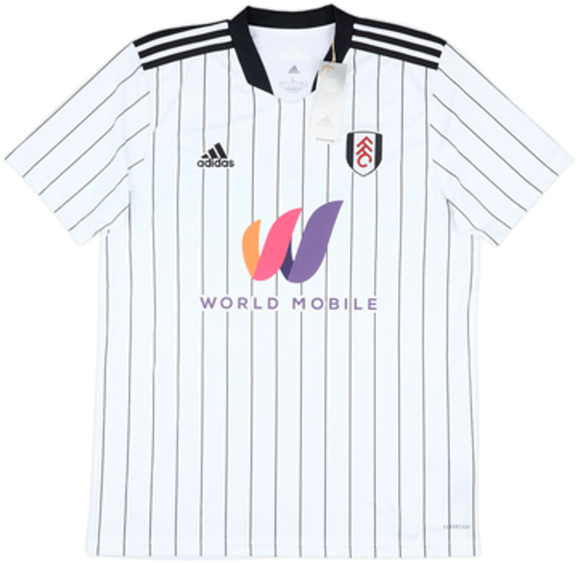 2021-22 Fulham Signed Home Shirt Mitrovic #9 (L)