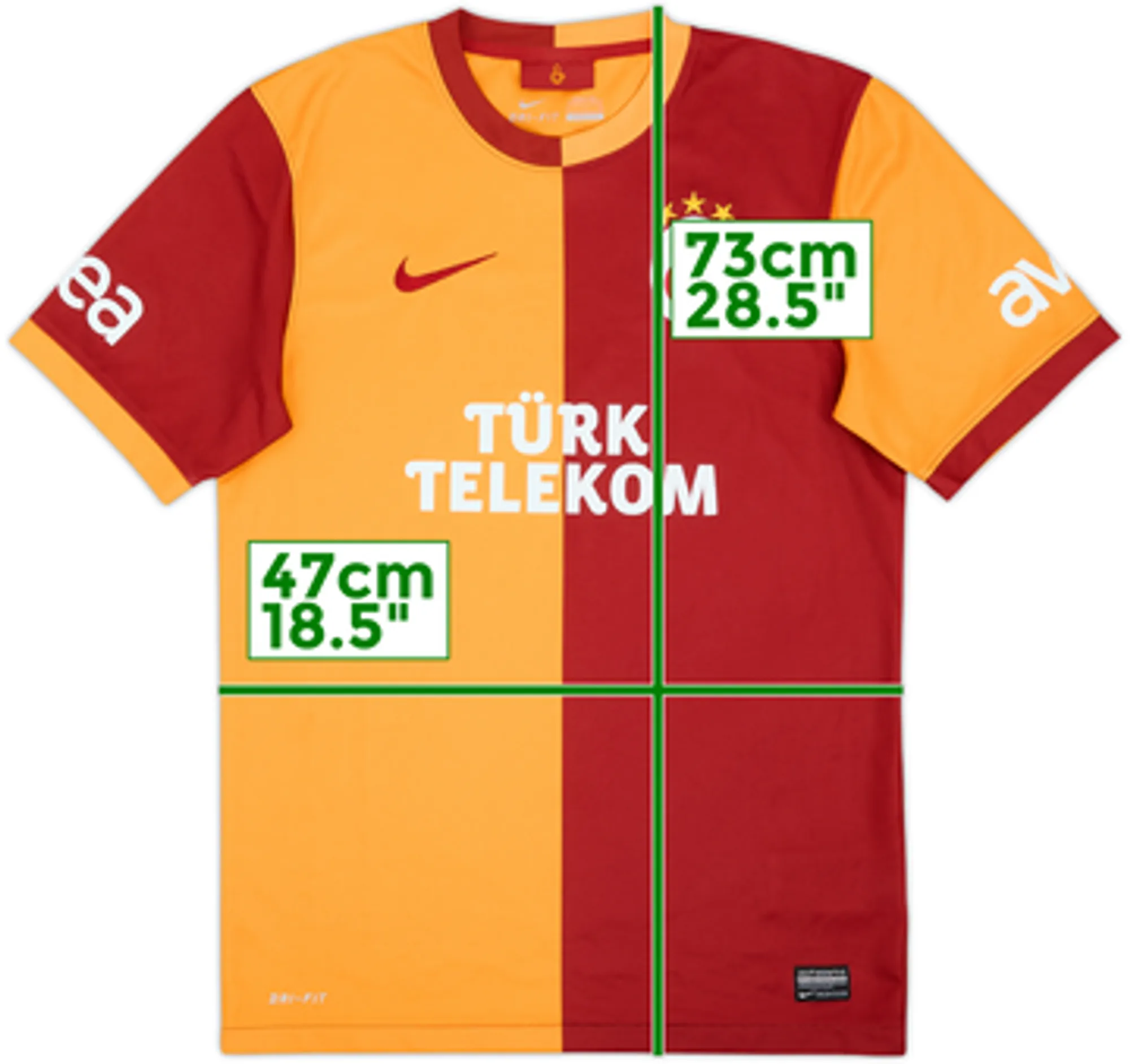 2013-14 Galatasaray Home Shirt - 7/10 - (L)