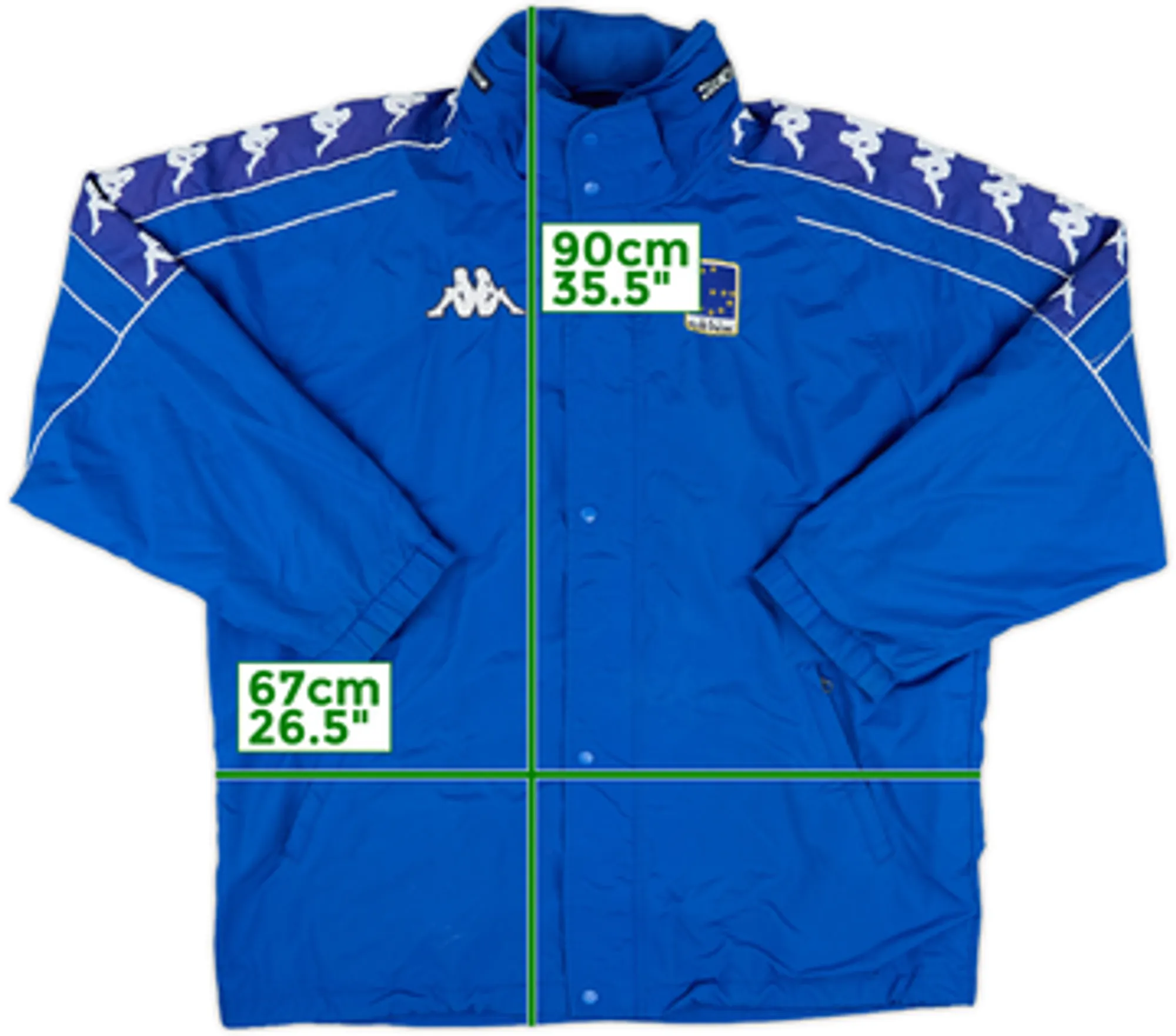 1999-00 KRC Genk Kappa Hooded Rain Jacket - 8/10 - (XL)