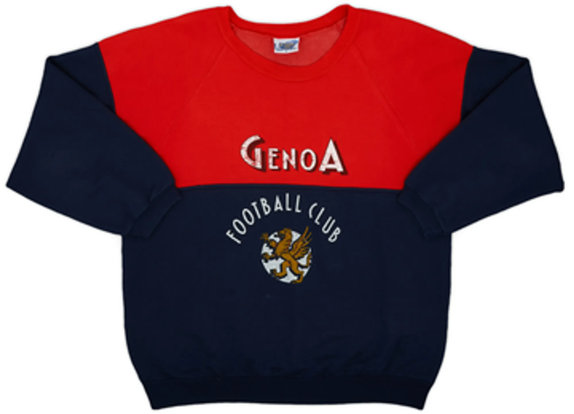 1990-91 Genoa Le Felpe dei Grandi Club Sweat Top - 6/10 - (L)