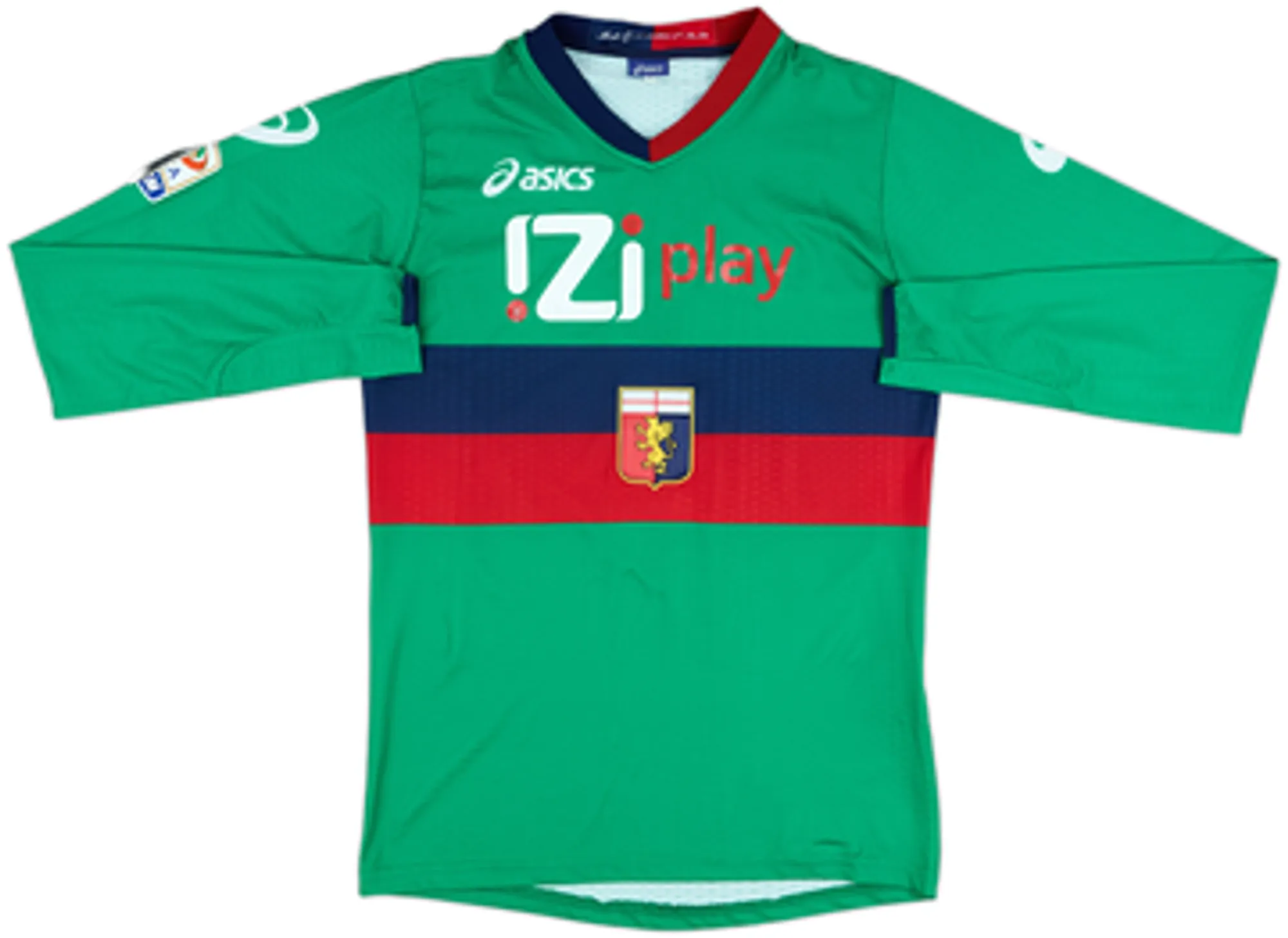 2010-11 Genoa GK Shirt Eduardo #1 - 7/10 - (M)