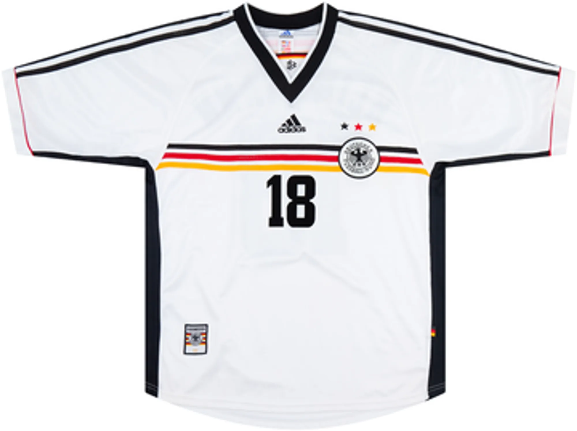 1998-00 Germany Home Shirt Klinsmann #18VXXL