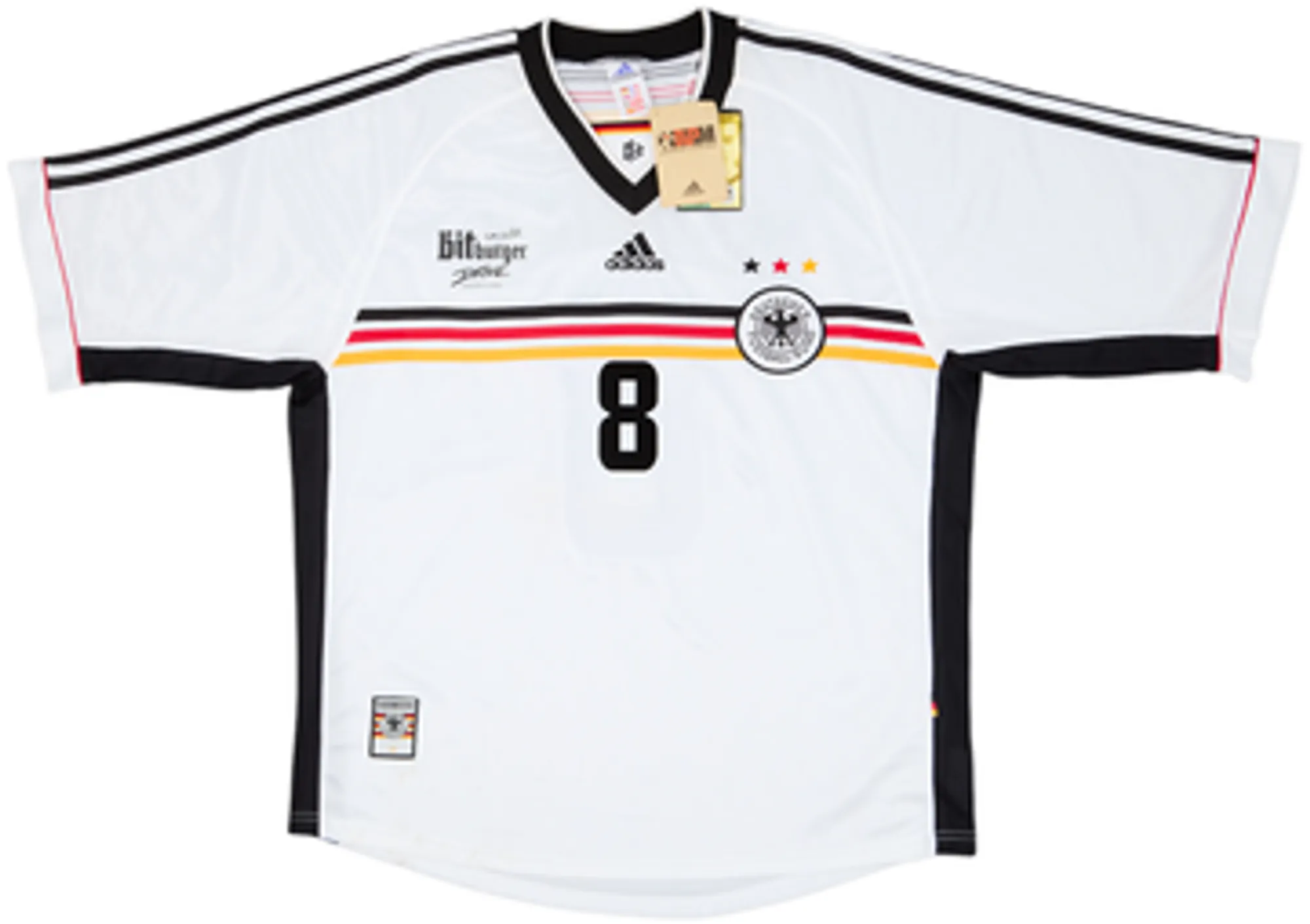 1998-00 Germany Home Shirt Matthaus #8 (S)