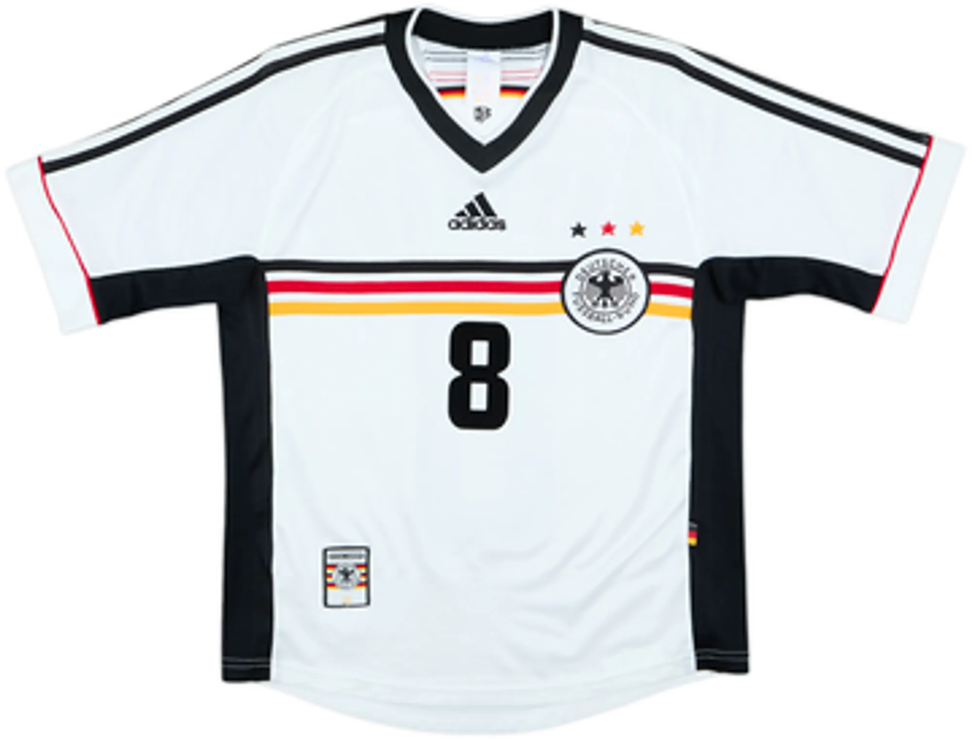 1998-00 Germany Home Shirt Matthaus #8 - 9/10 - (M)