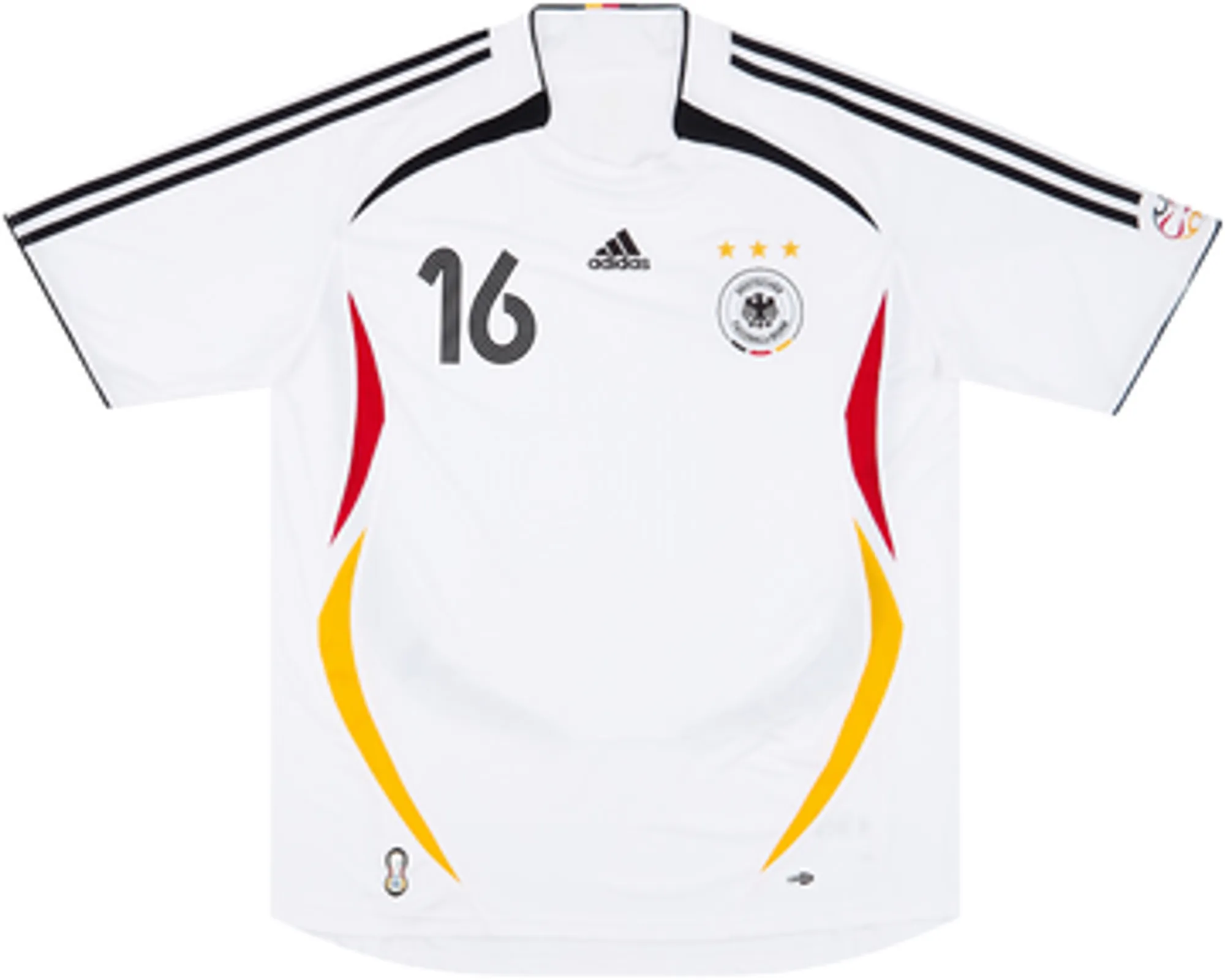 2005-07 Germany Home Shirt Lahm #16EXL