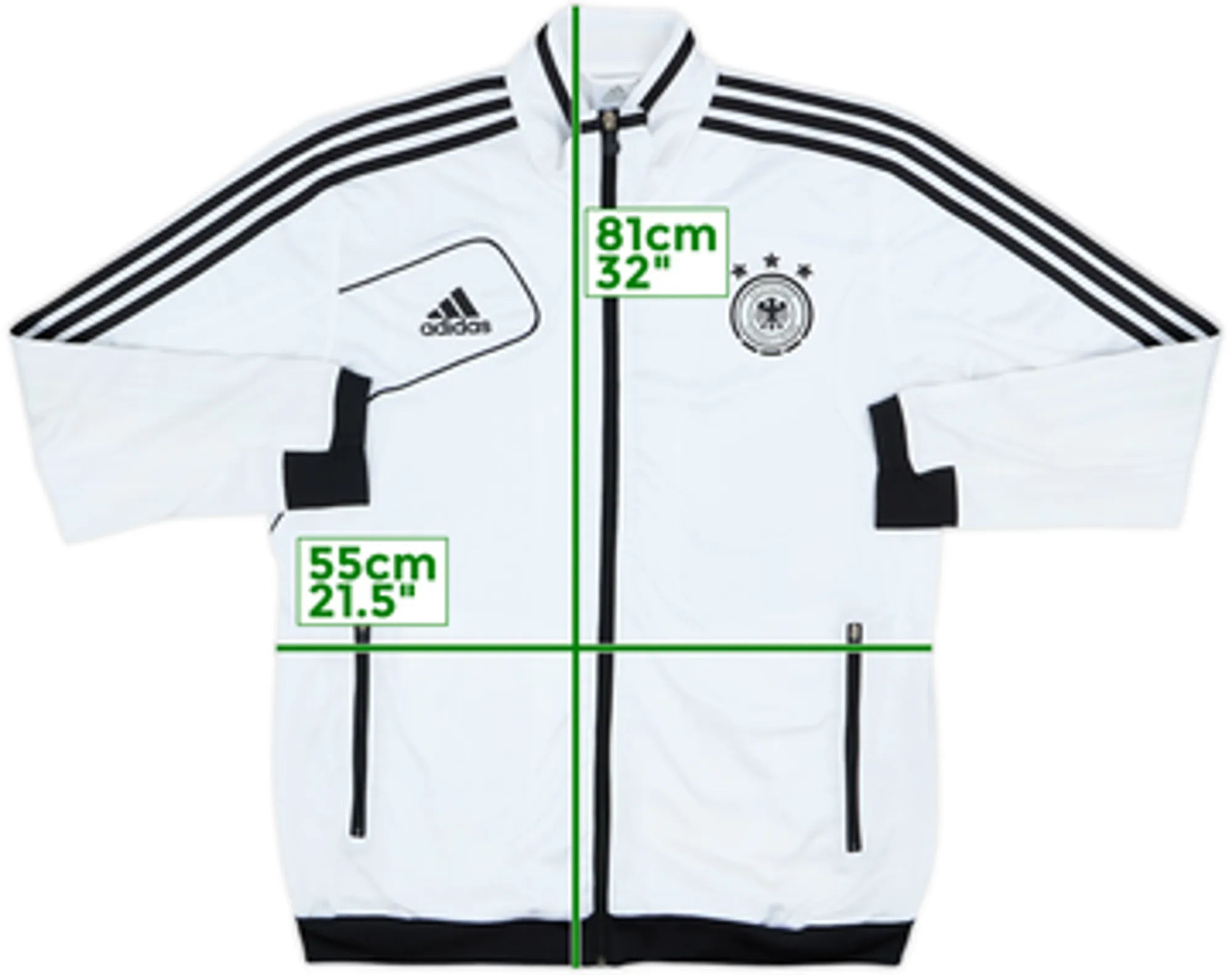 2011-12 Germany adidas Track Jacket - 8/10 - (L)
