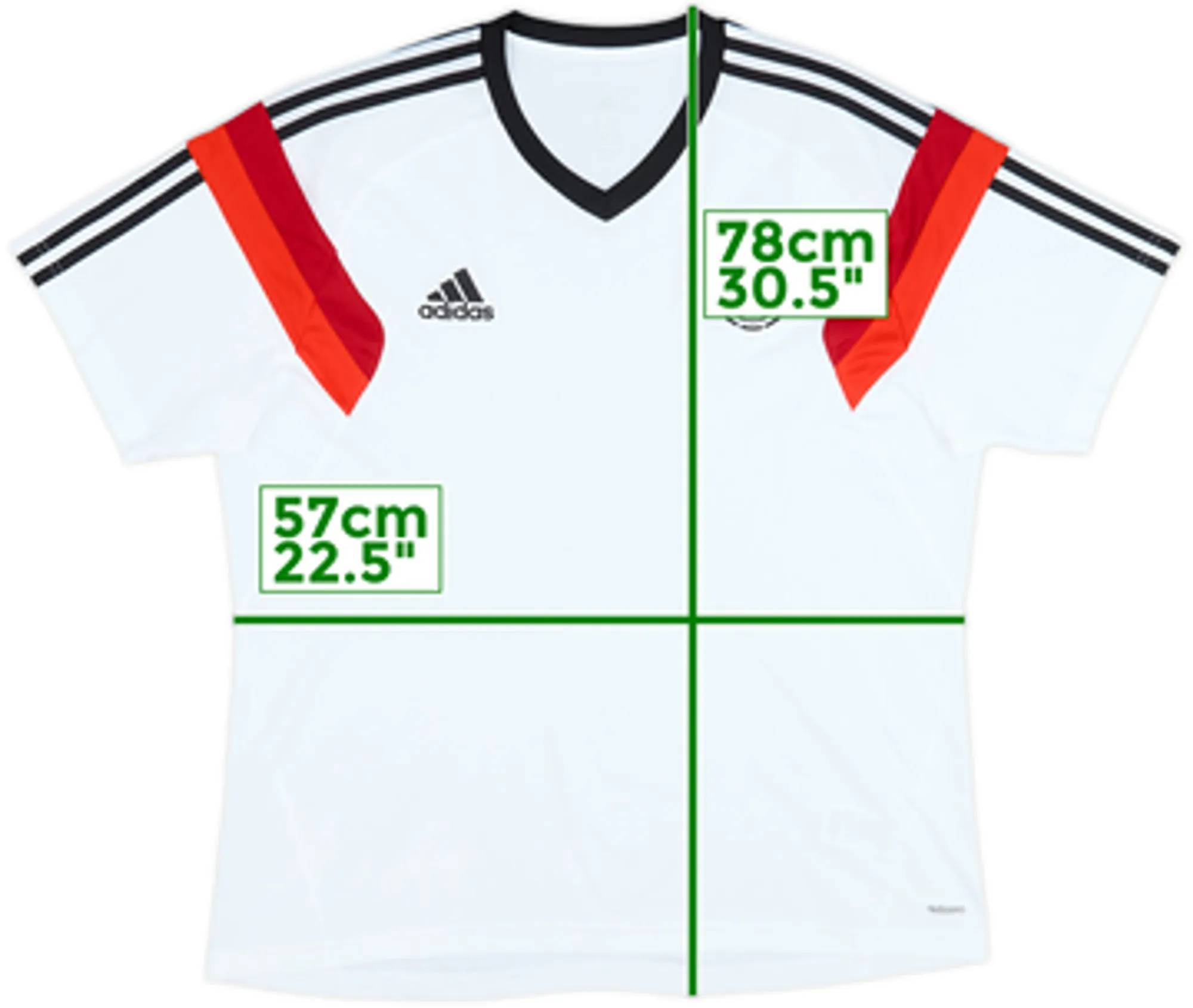 2014-15 Germany adizero Training Shirt - 8/10 - (S)