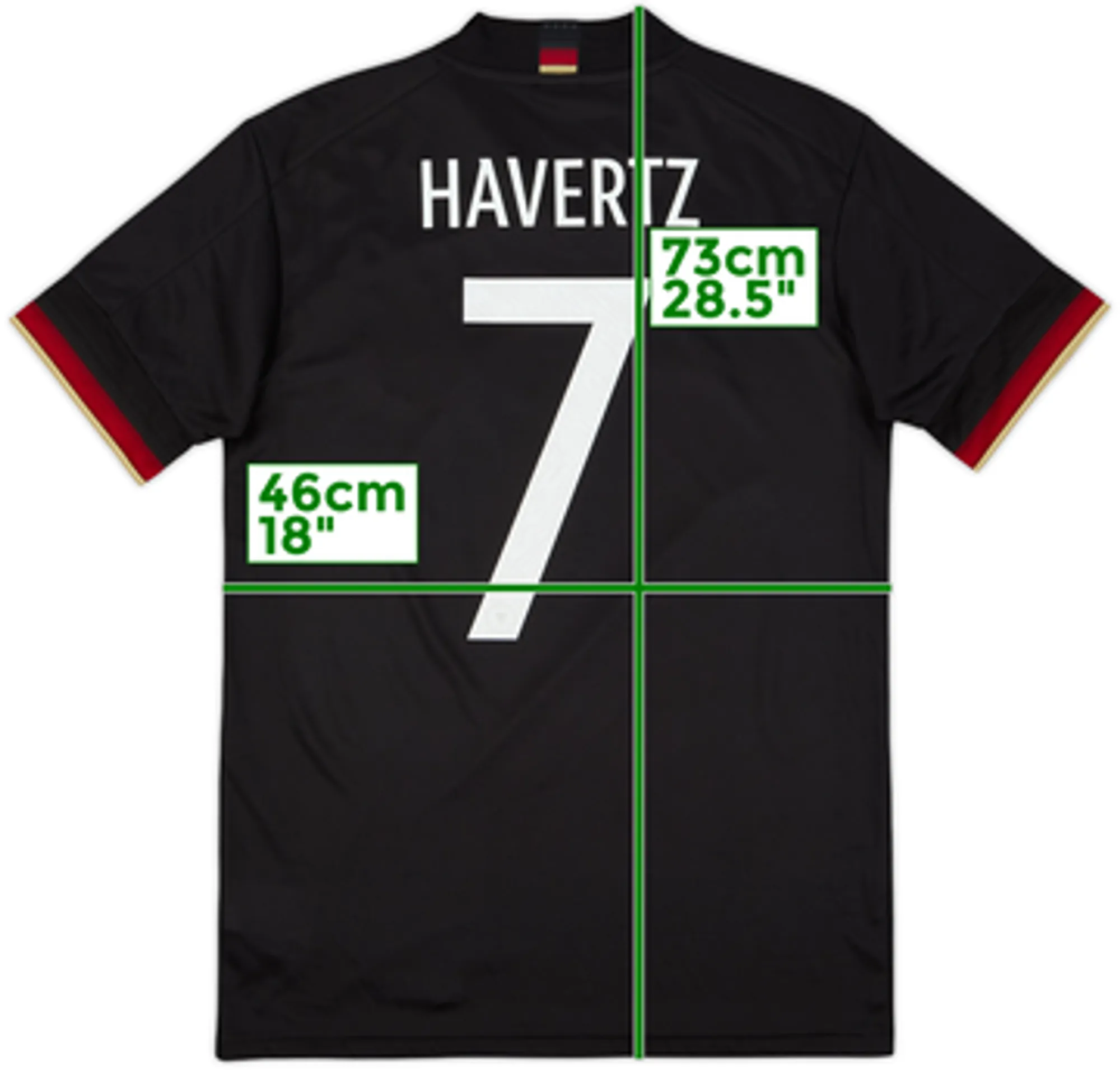 2020-21 Germany Away Shirt Havertz #7 - 8/10 - (L)