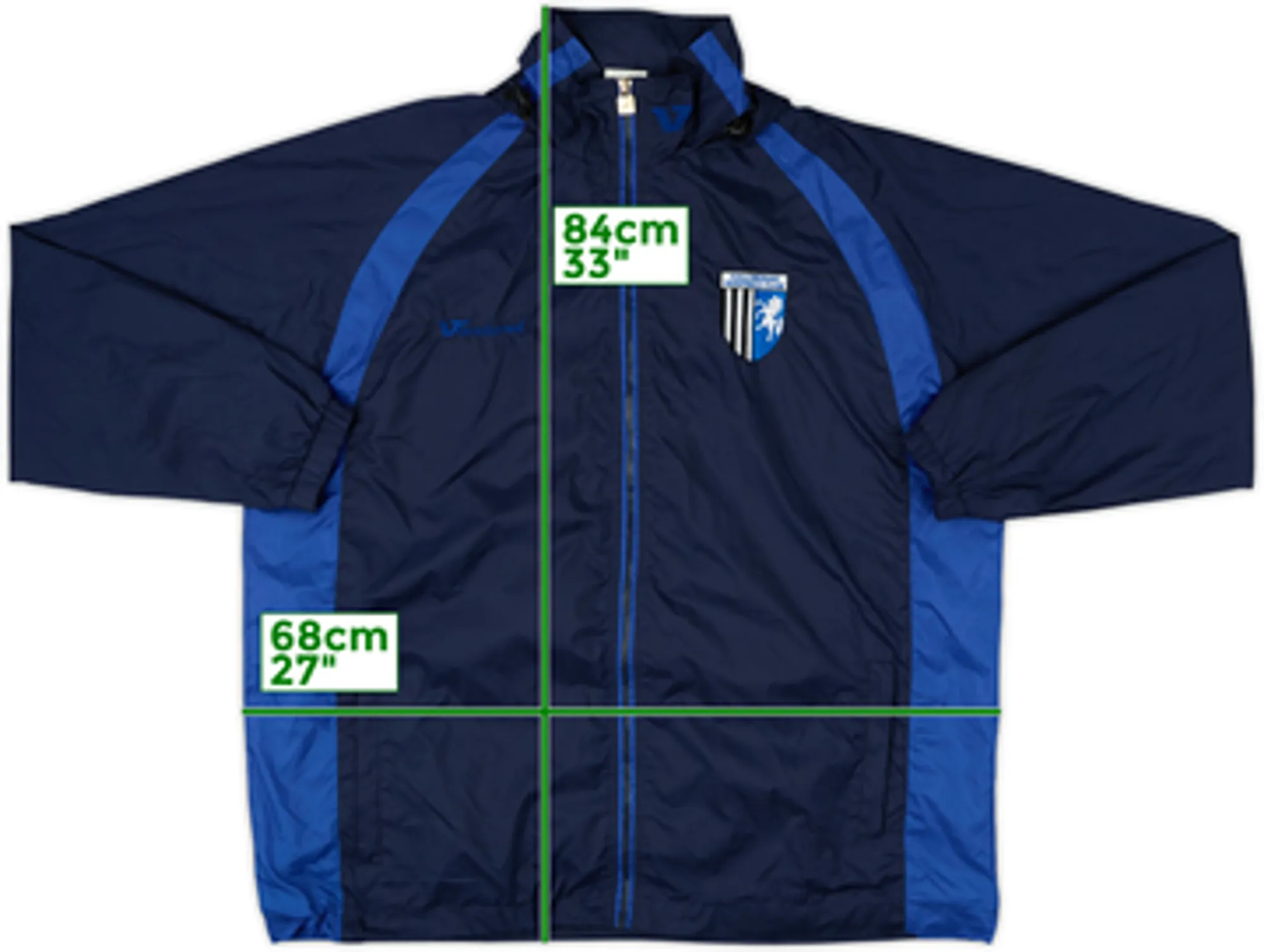 2007-09 Gillingham Vandanel Hooded Rain Jacket - 8/10 - (XL)