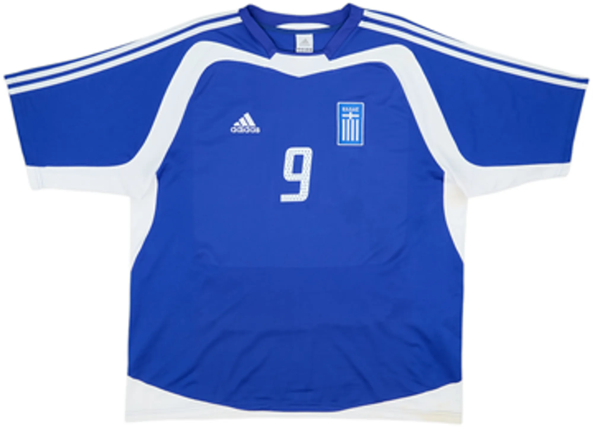 2004-06 Greece Home Shirt Charisteas #9 - 6/10 - (XL)