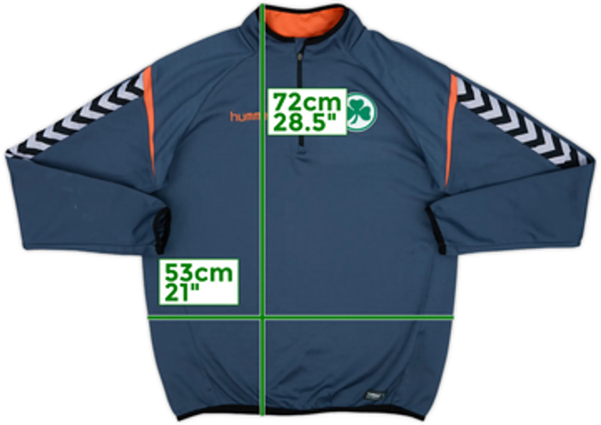 2018-19 Greuther Furth Hummel 1/4 Zip Drill Top - 7/10 - (L)
