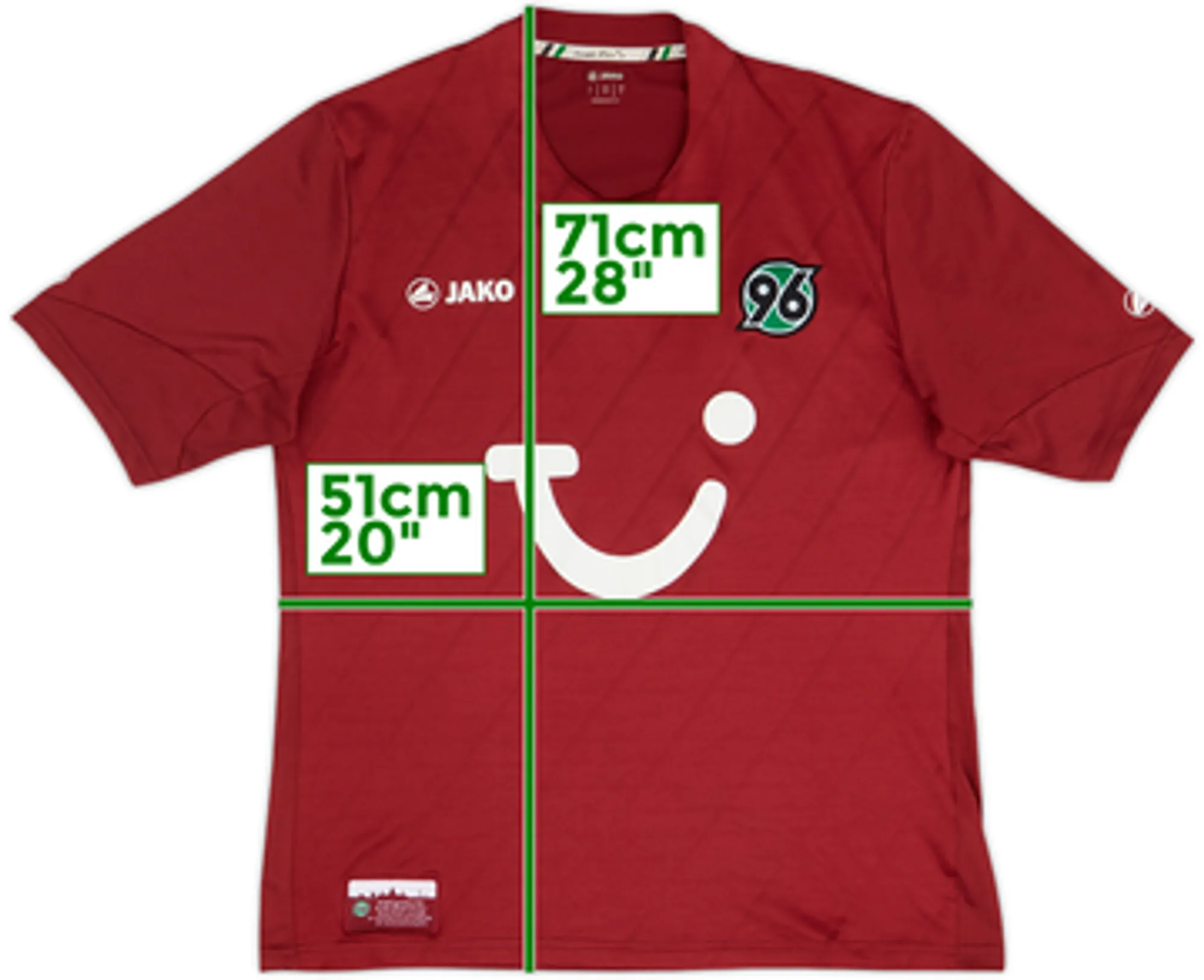 2011-12 Hannover 96 Home Shirt - 8/10 - (XS)