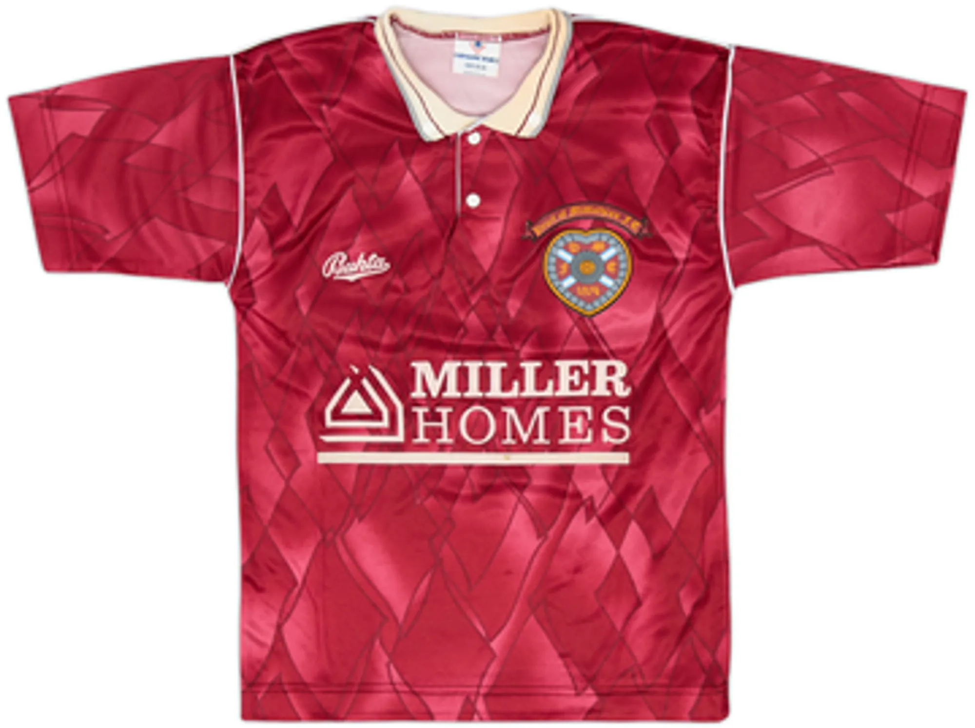 1990-91 Hearts Home Full Kit - 8/10 - (S.Boys)