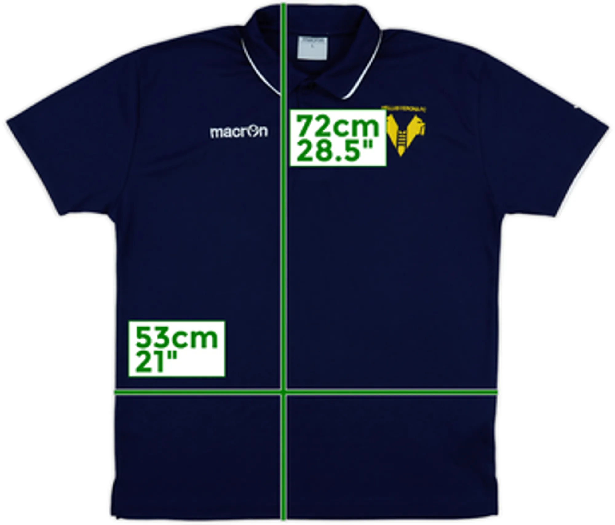 2018-19 Hellas Verona Macron Polo Shirt - 8/10 - (L)