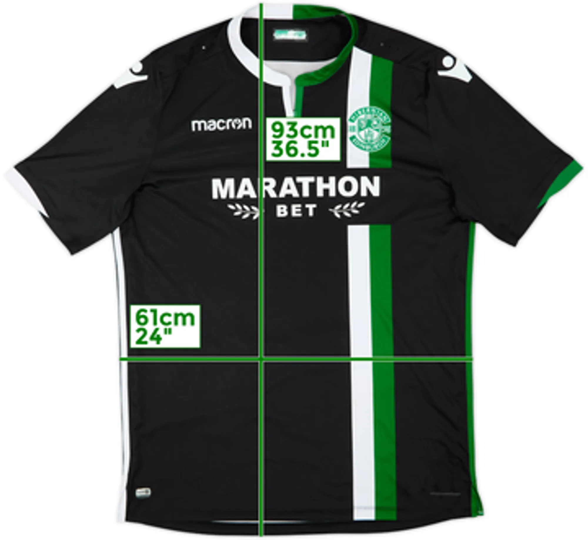 2017-18 Hibernian Away Shirt - 7/10 - (XL)