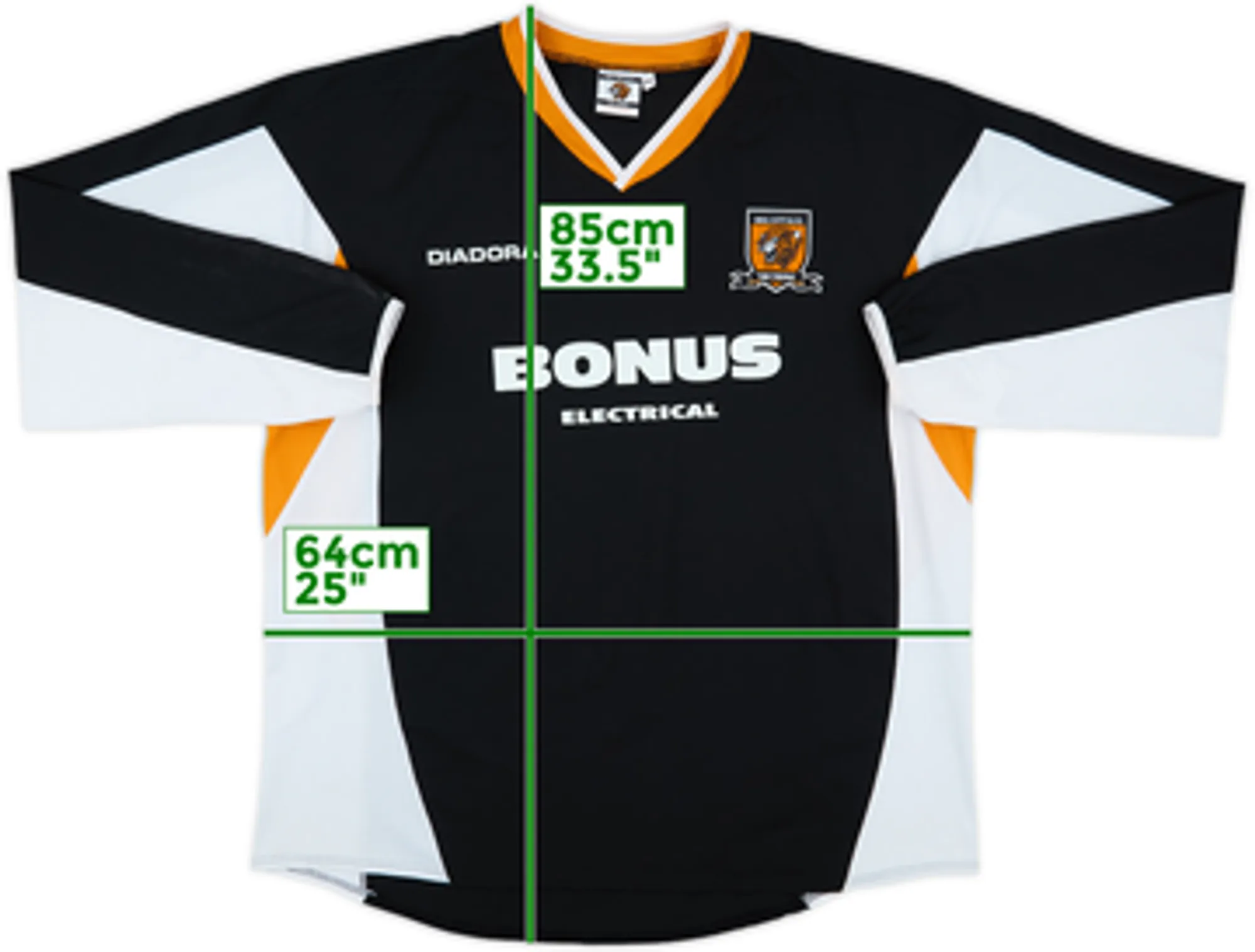 2005-07 Hull City Away L/S Shirt - 8/10 - (XXL)