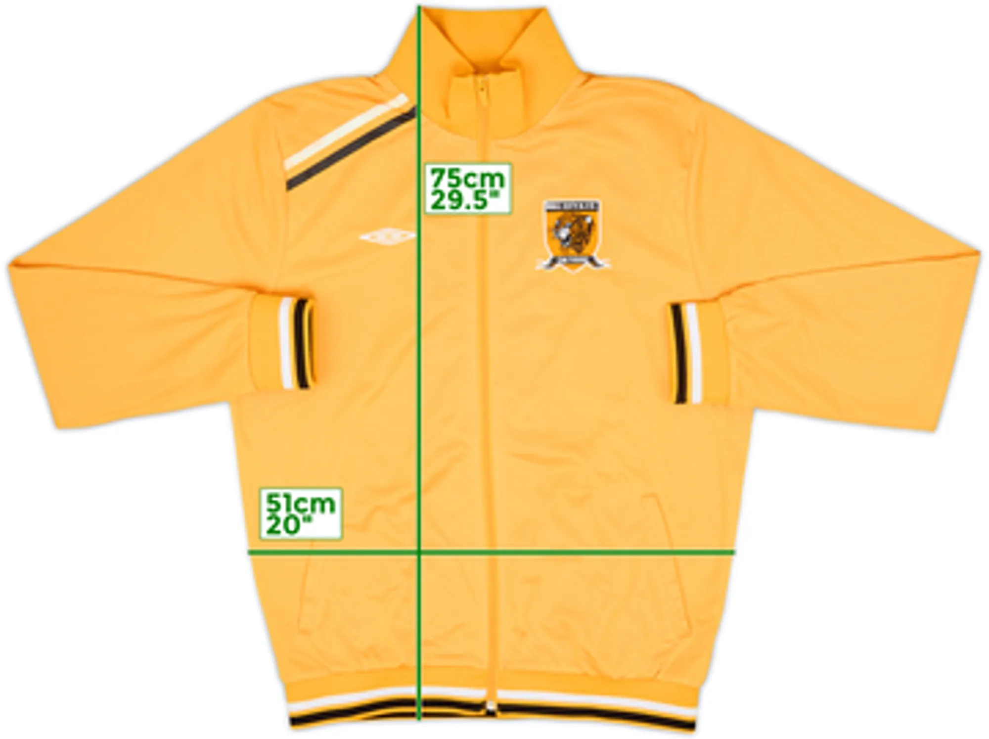 2007-09 Hull City Umbro Track Jacket - 7/10 - (M)
