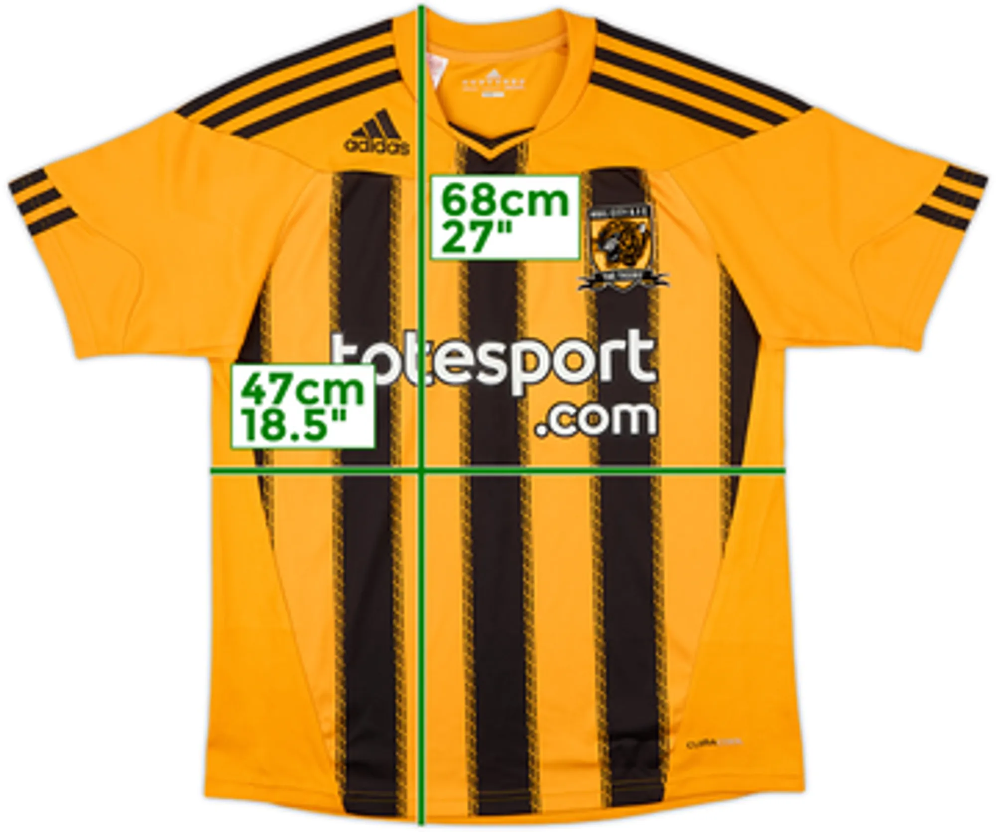 2010-11 Hull City Home Shirt - 8/10 - (M)