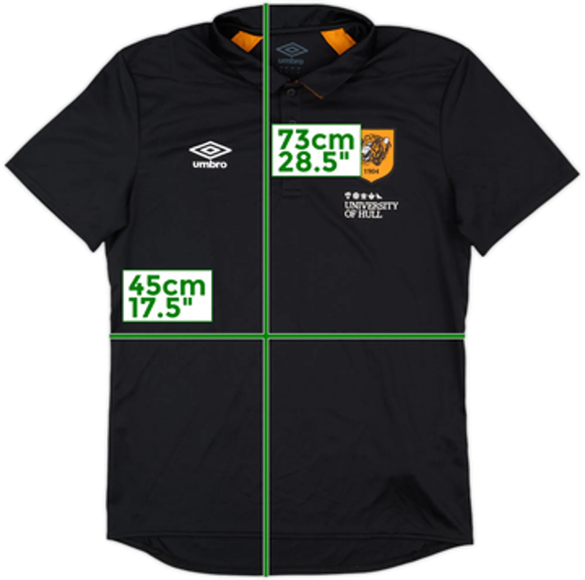 2017-18 Hull City Umbro Polo Shirt - 9/10 - (M)