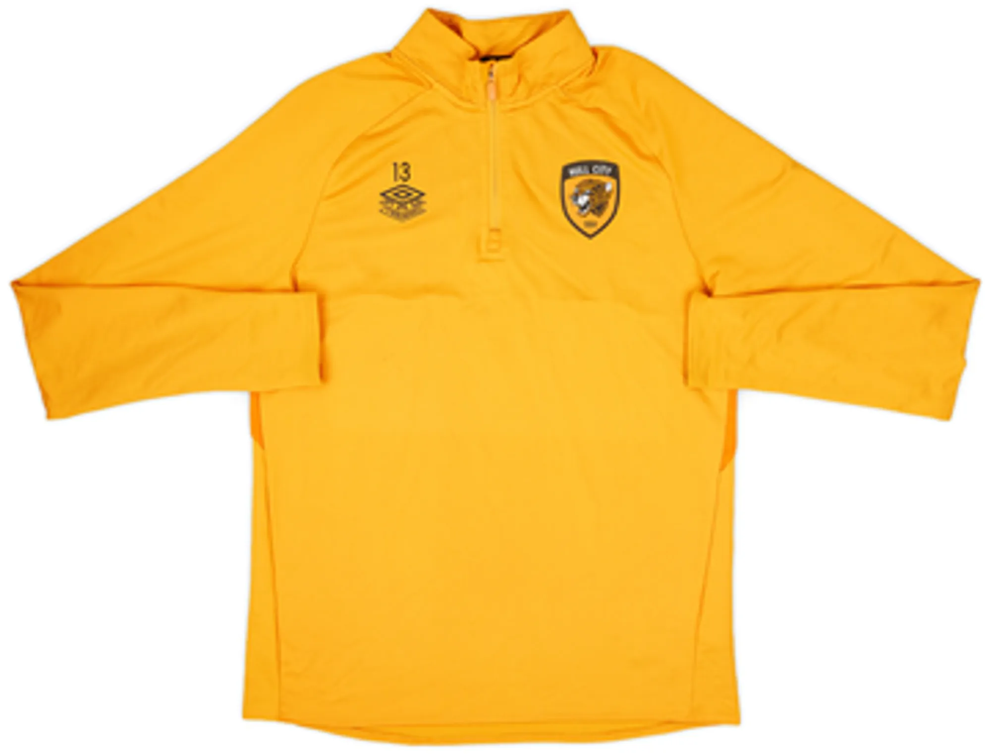 2021-22 Hull City Umbro Player Issue Drill Top #13 - 7/10 - (L)