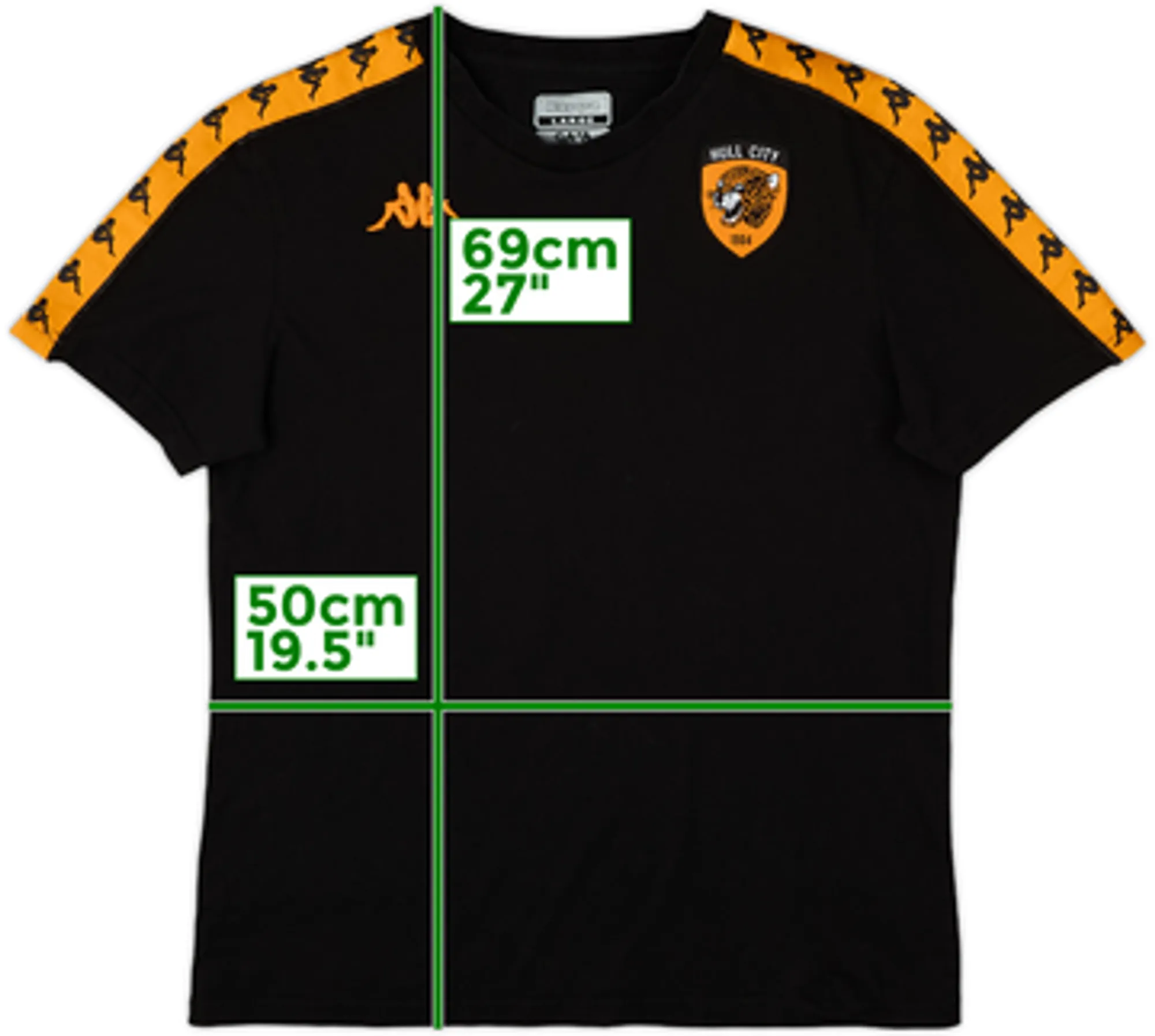 2023-24 Hull City Kappa Cotton Tee - 8/10 - (L)