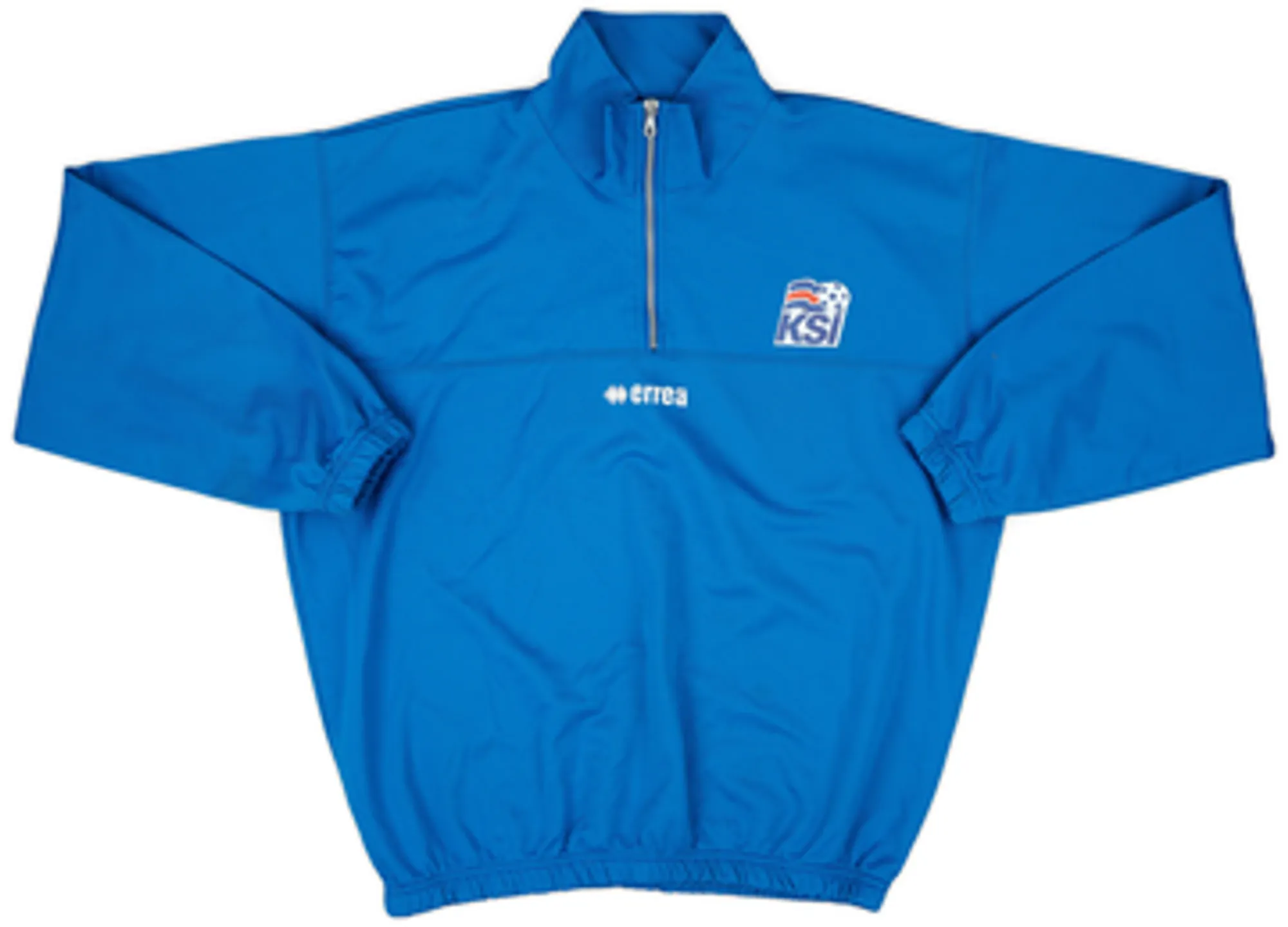 2006-08 Iceland Errea 1/4 Zip Sweat Top - 7/10 - (XL)