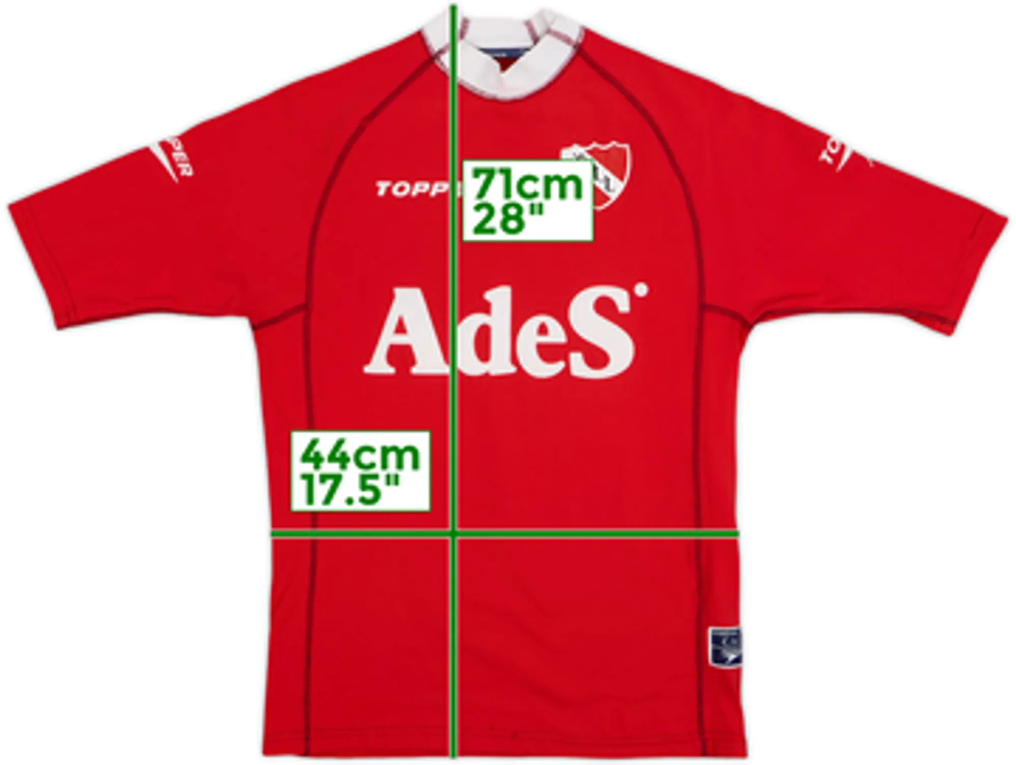 2000-01 Independiente Home Shirt - 9/10 - (S)