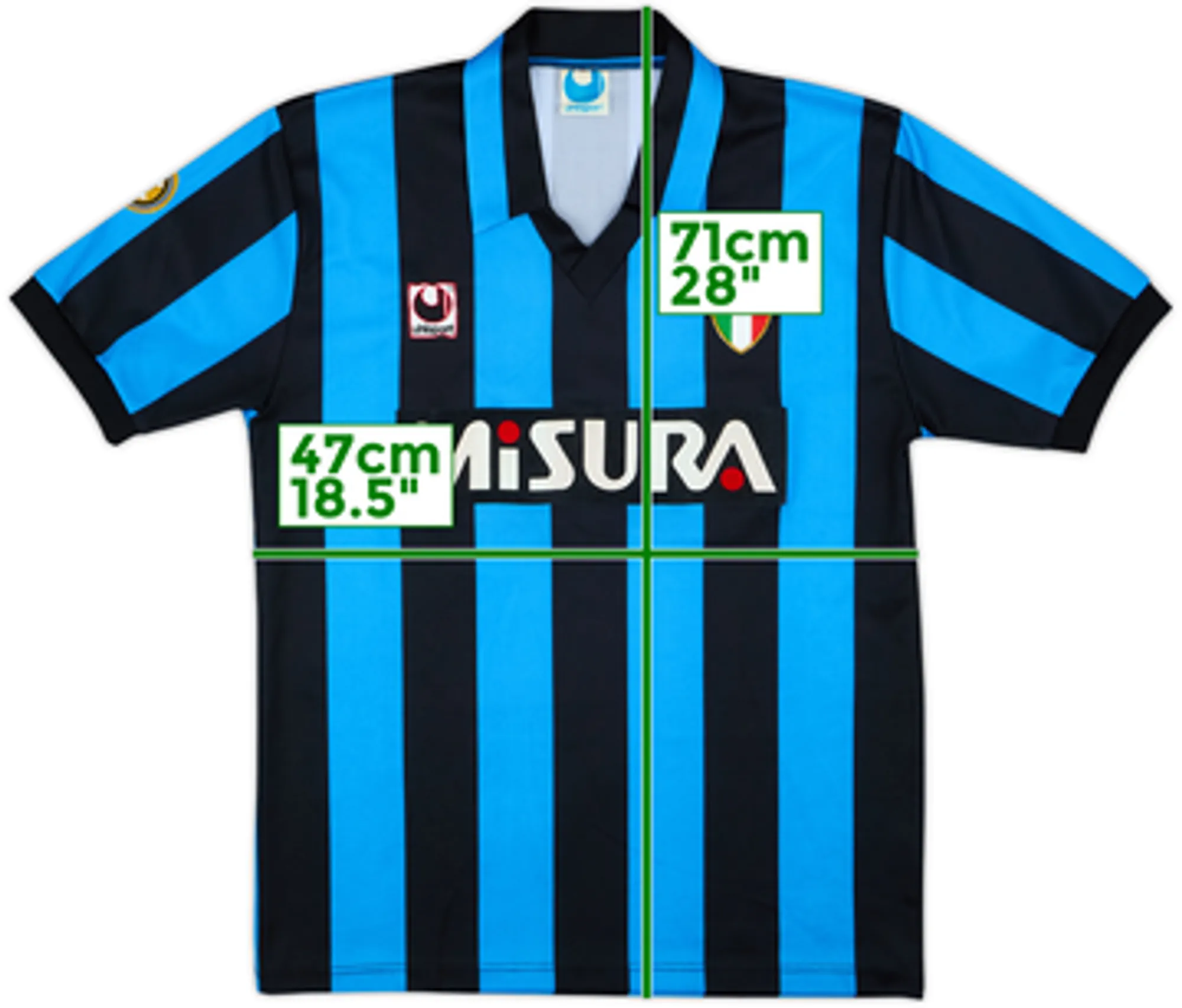 1989-90 Inter Milan Home Shirt - 8/10 - (L)