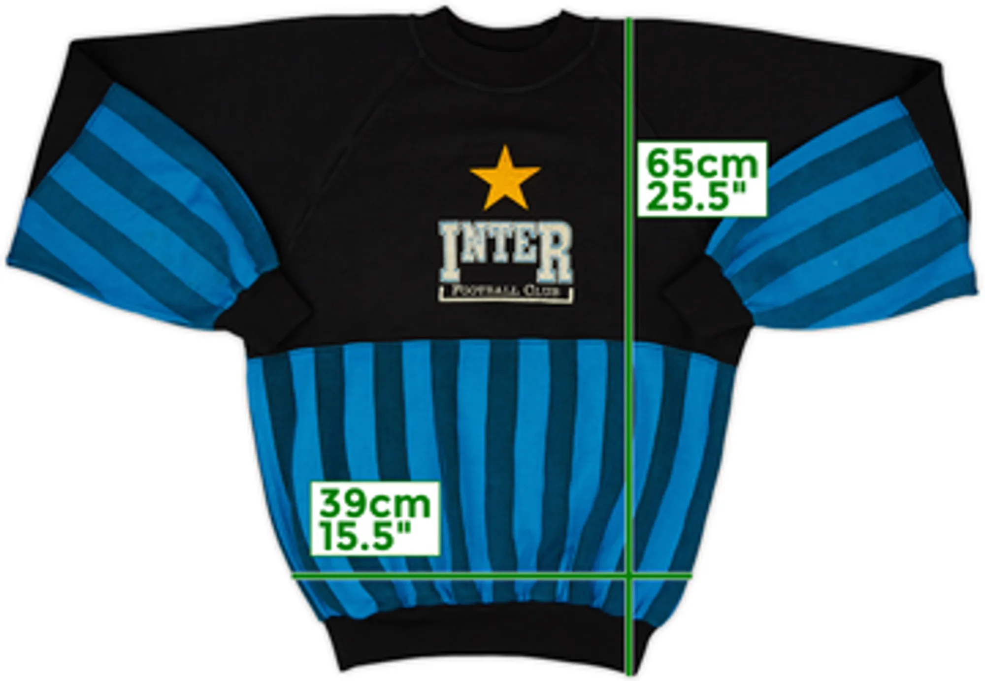 1990-91 Inter Milan Le Felpe Dei Grandi Club Sweat Top - 6/10 - (S)