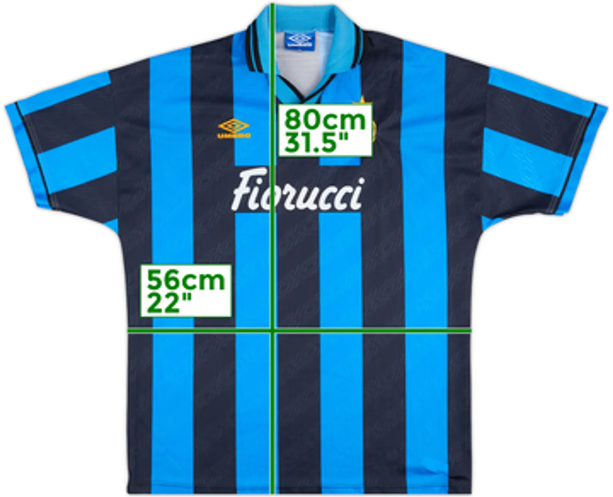 1994-95 Inter Milan Home Shirt - 8/10 - (L)