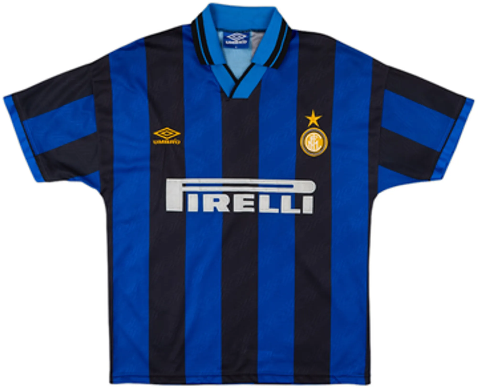 1995-96 Inter Milan Home Shirt Zanetti #4 - 7/10 - (M)