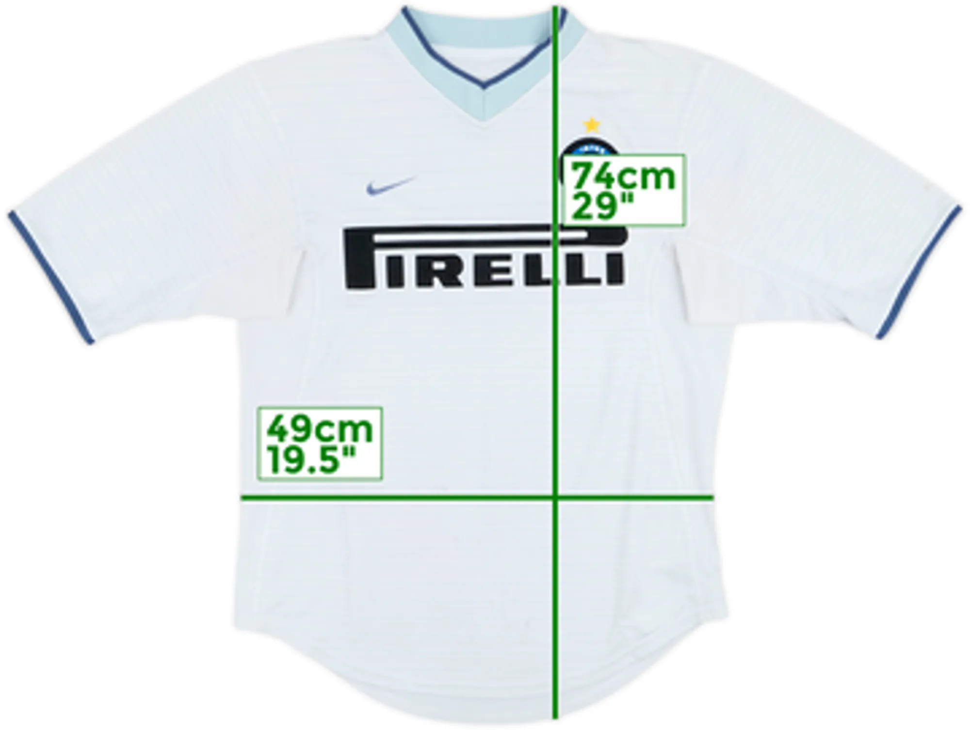 2000-01 Inter Milan Away Shirt - 5/10 - (M)