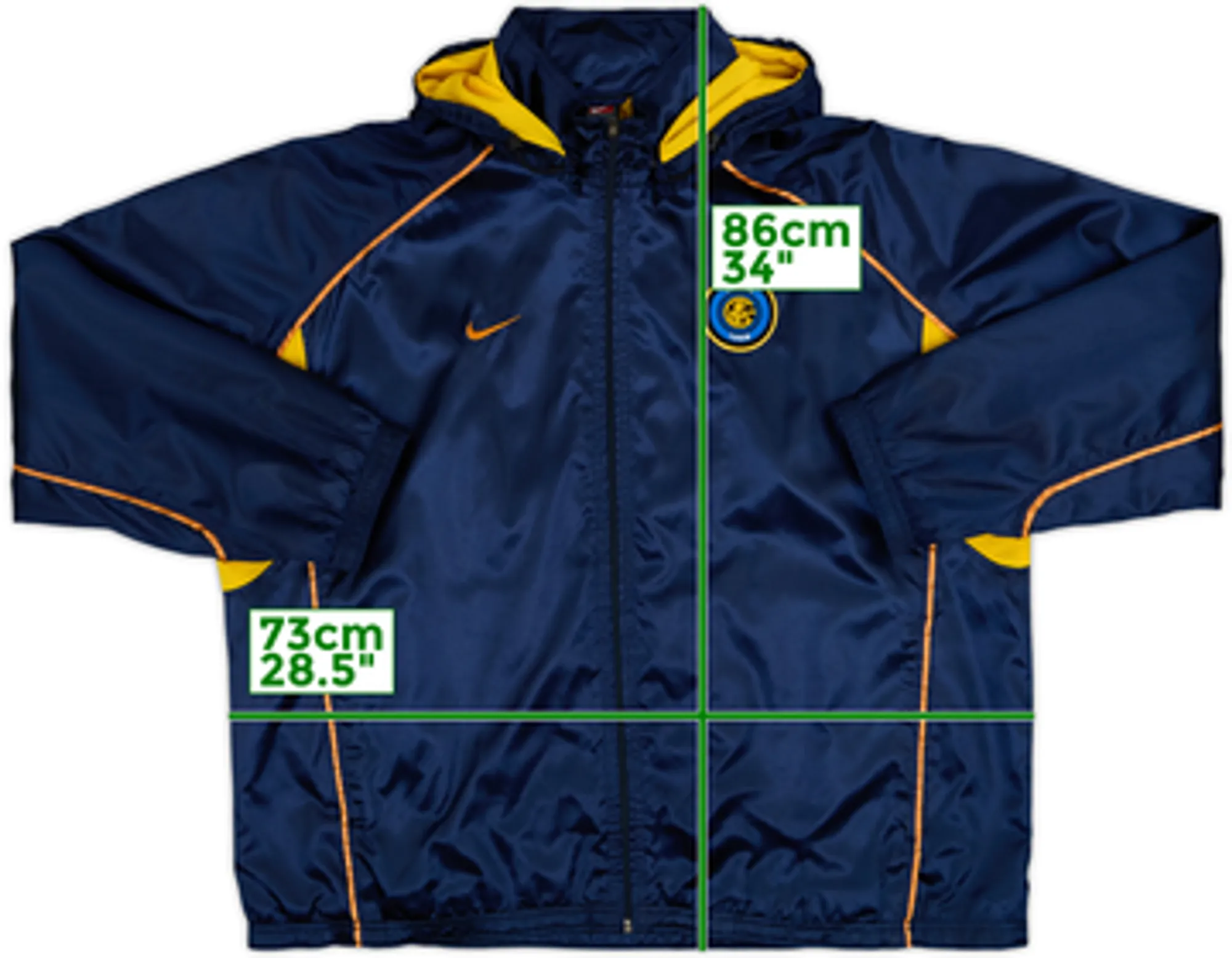 2001-02 Inter Milan Nike Track Jacket - 7/10 - (XL)