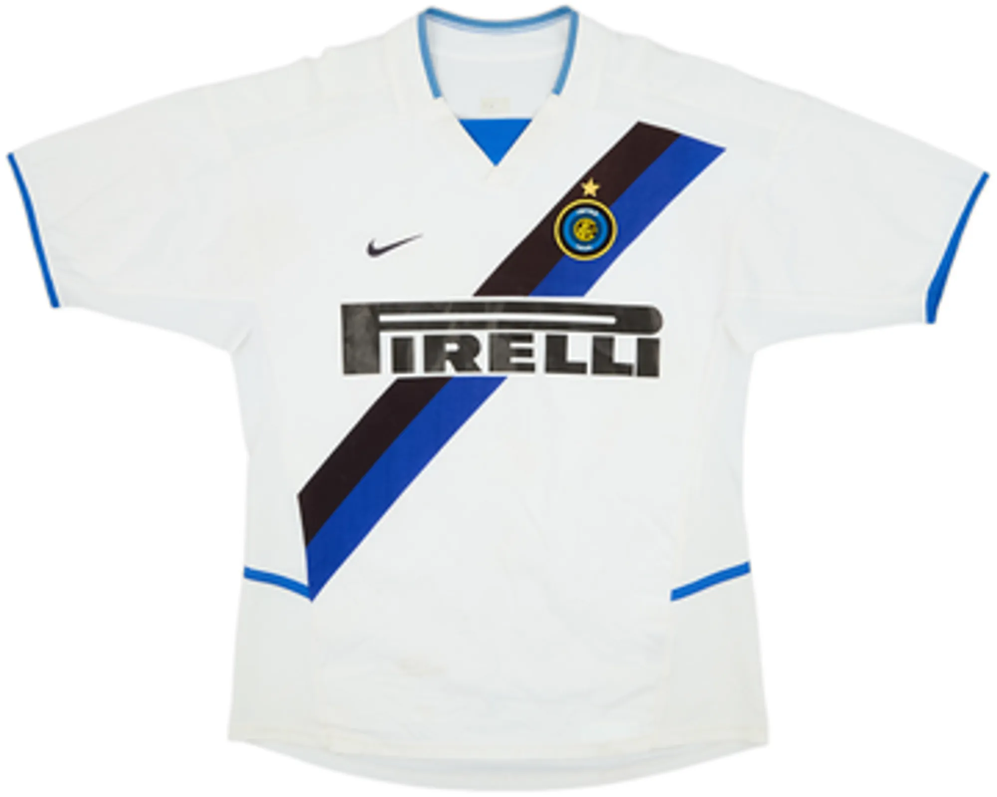 2002-03 Inter Milan Away Shirt J.Zanetti #4 - 6/10 - (S)