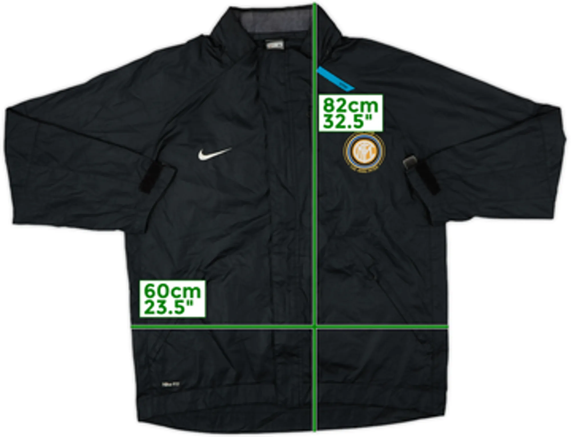 2007-08 Inter Milan Nike Rain Jacket - 7/10 - (M)