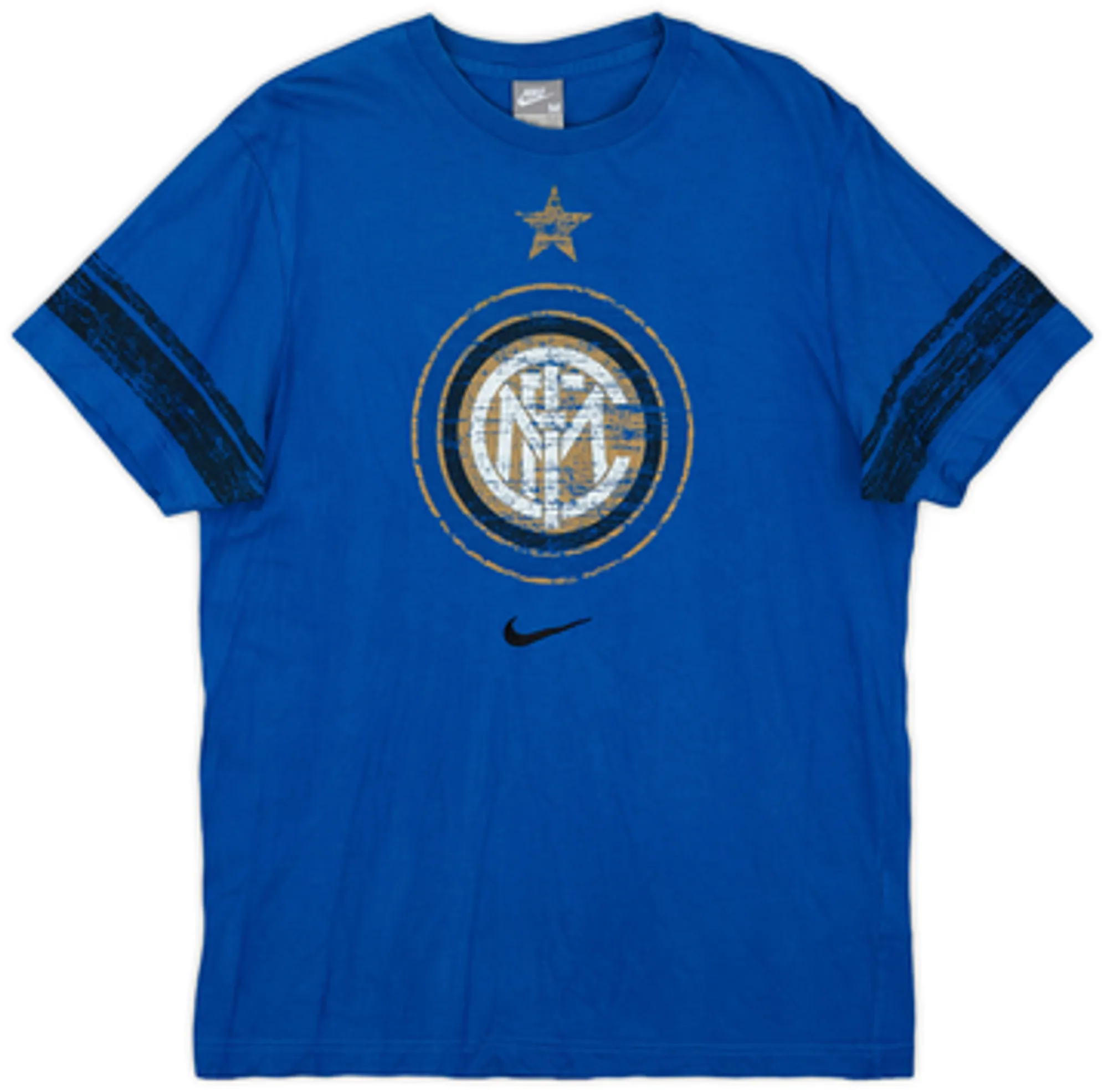 2008-09 Inter Milan Graphic Tee - 8/10 - (M)