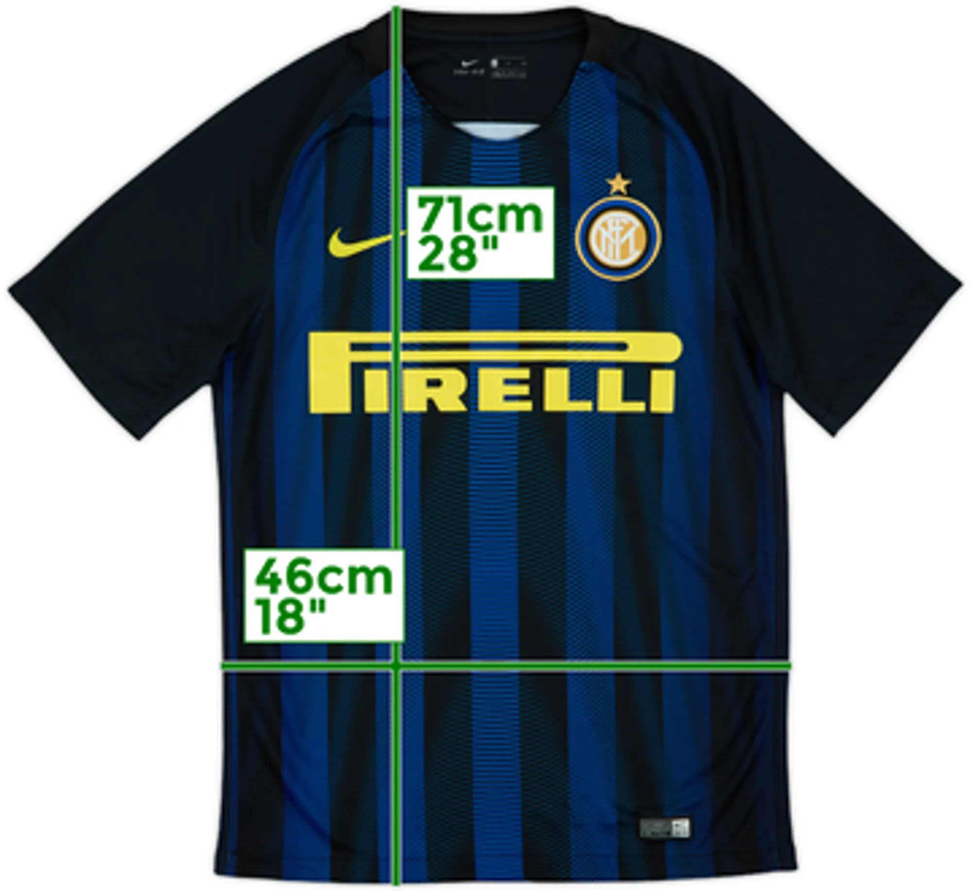 2016-17 Inter Milan Home Shirt - 9/10 - (S)