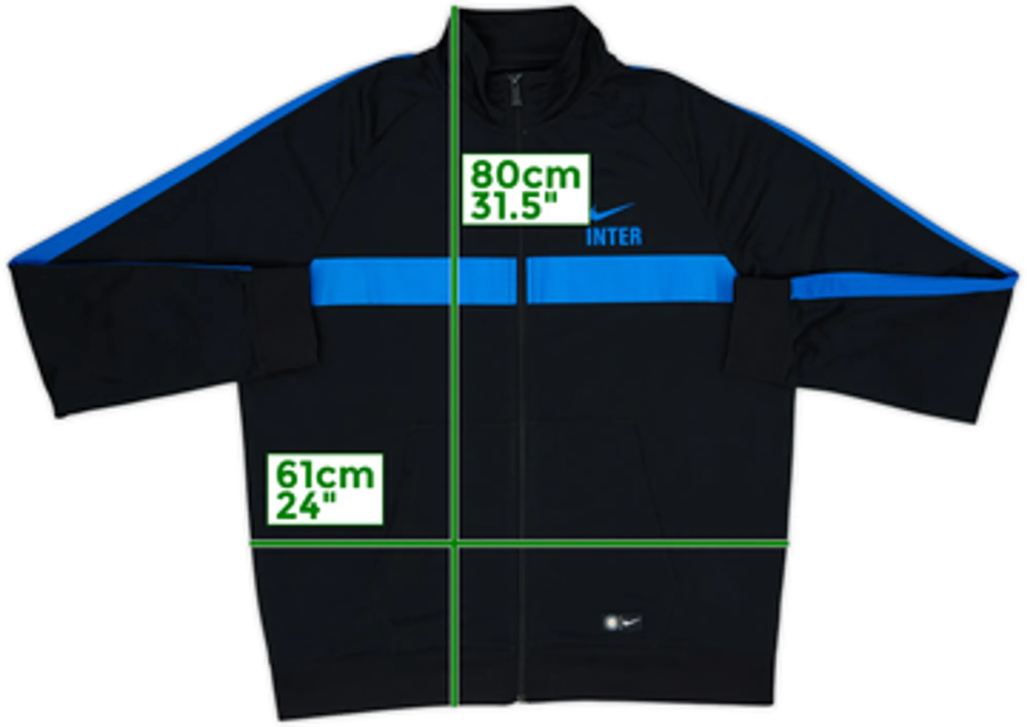 2016-17 Inter Milan Nike Track Jacket - 9/10 - (L)
