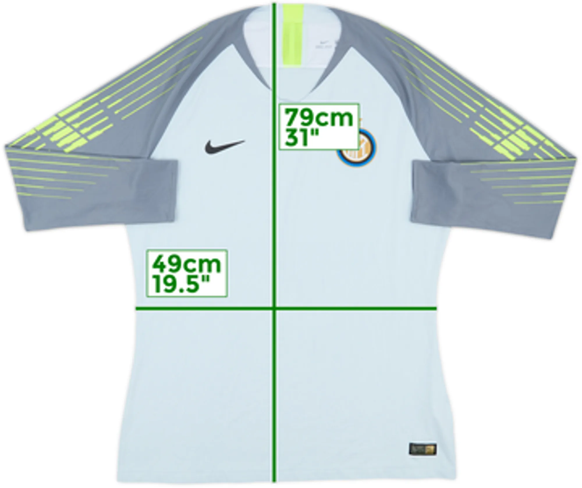 2018-19 Inter Milan Player Issue GK Shirt - 9/10 - (XL)