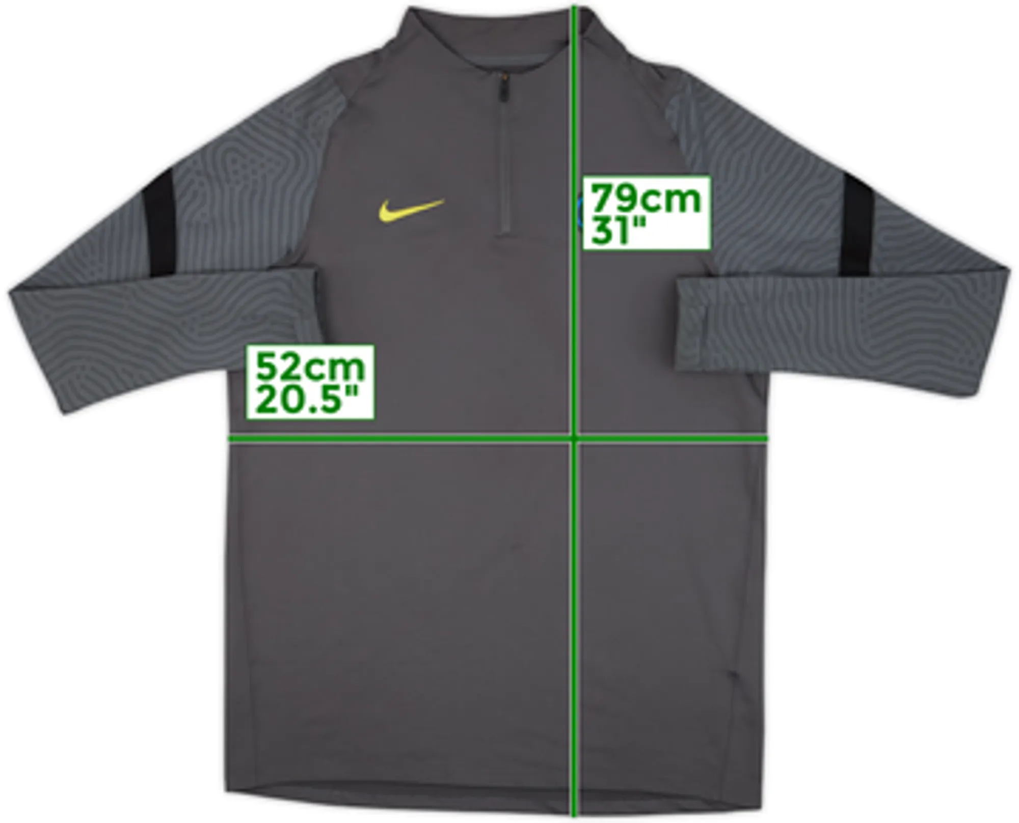 2020-21 Inter Milan Nike 1/4 Zip Training Top - 7/10 - (M)